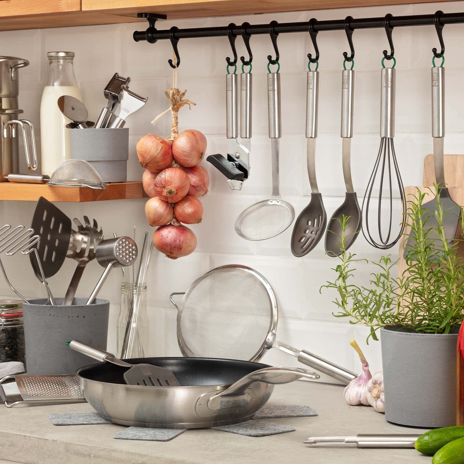 Abseihlöffel München, 32cm