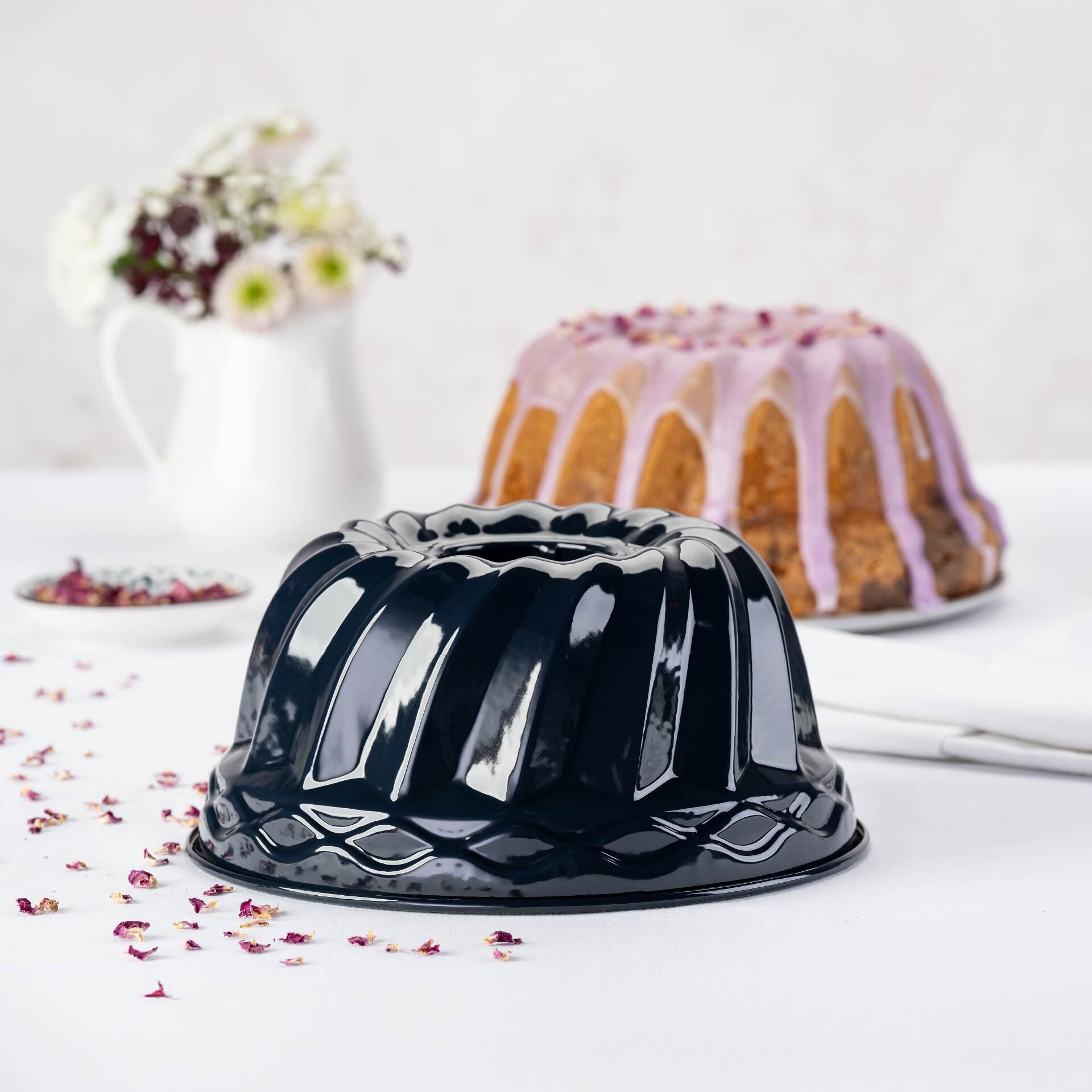 Gugelhupfform Back-Liebe Emaille, Ø24cm