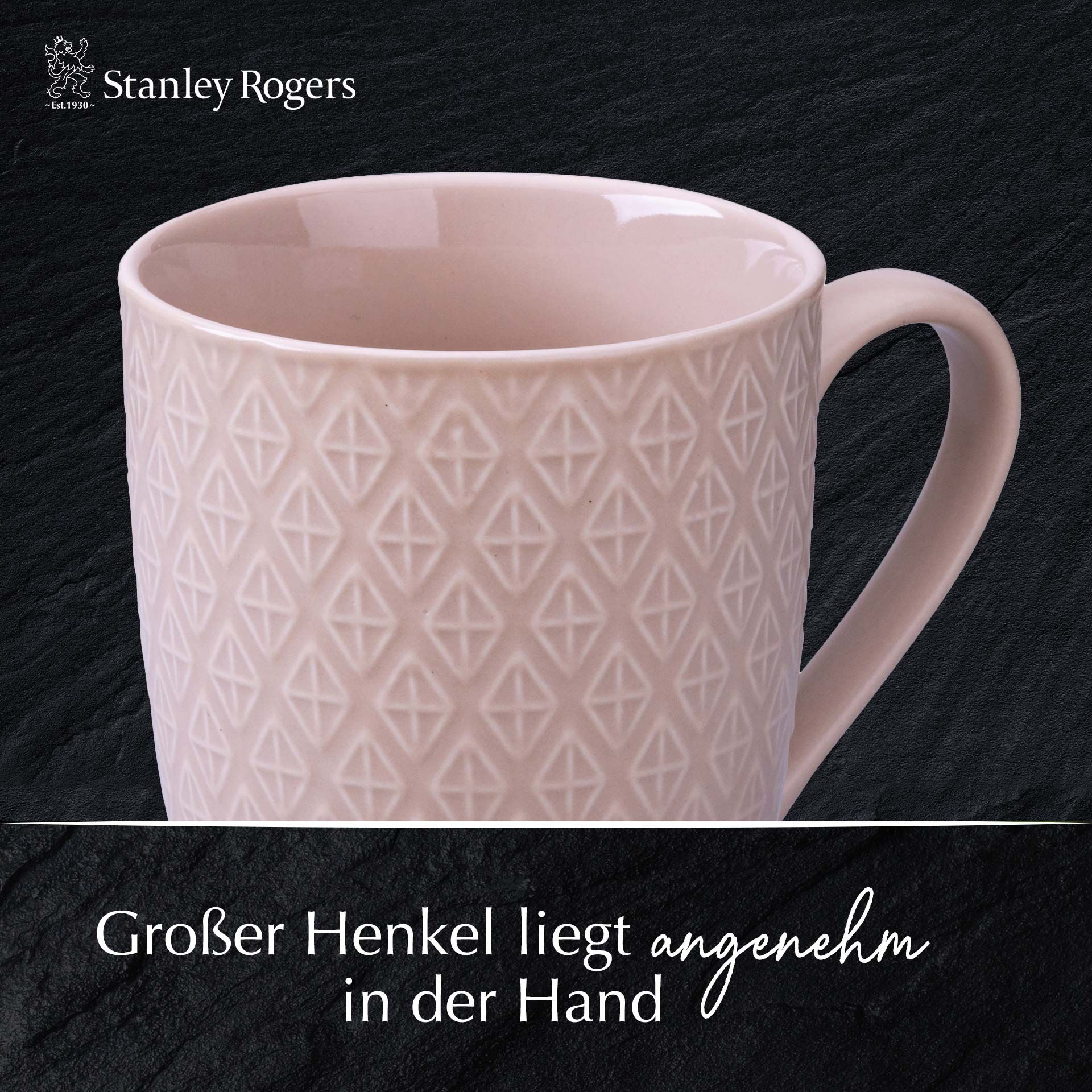 Tassen bunt, 340ml, 6er Set