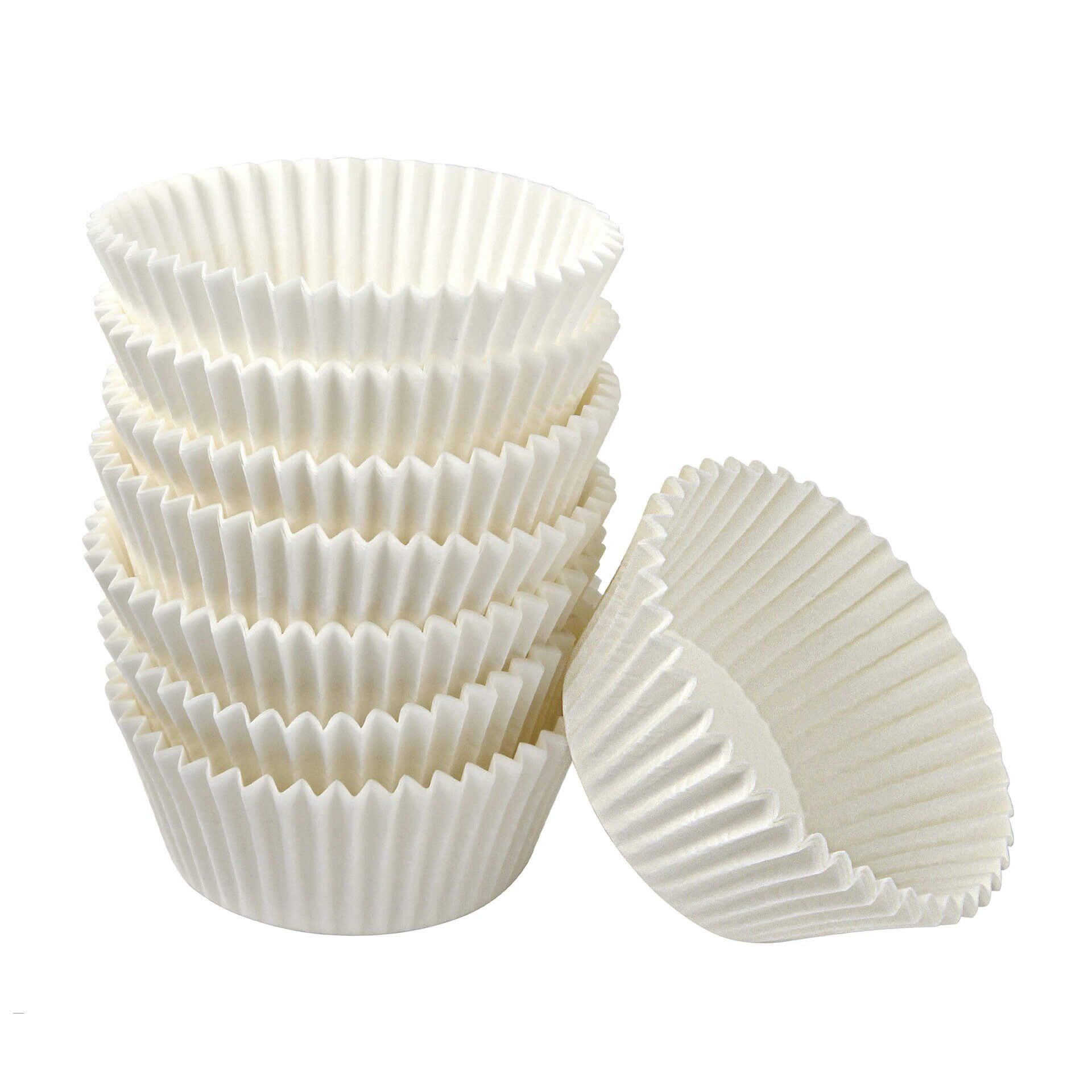 Muffinförmchen Ø5cm, 75 St., FSC™-zertifiziertes Papier, weiß