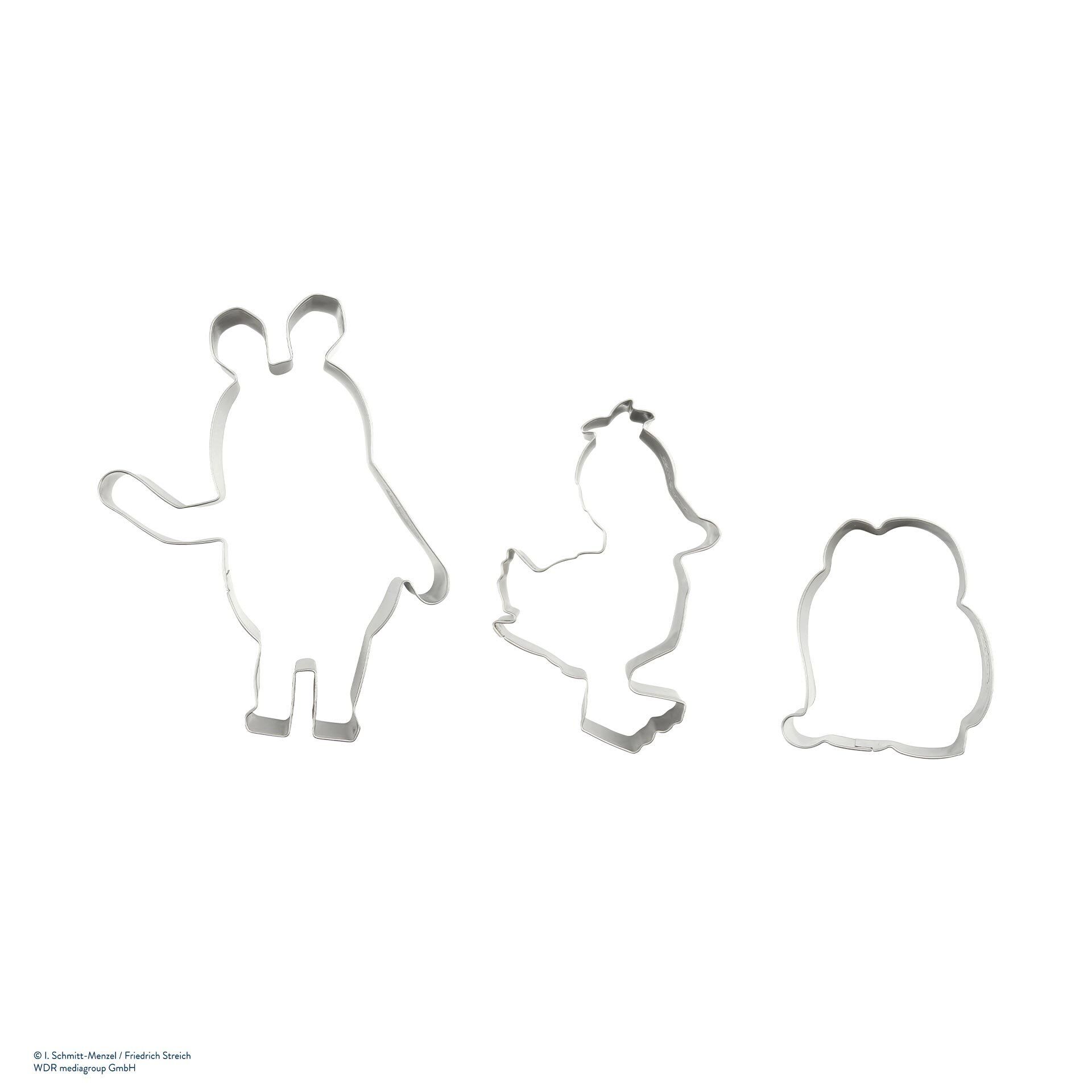 Ausstecher "DieMaus und ihre Freunde", 3-teilig