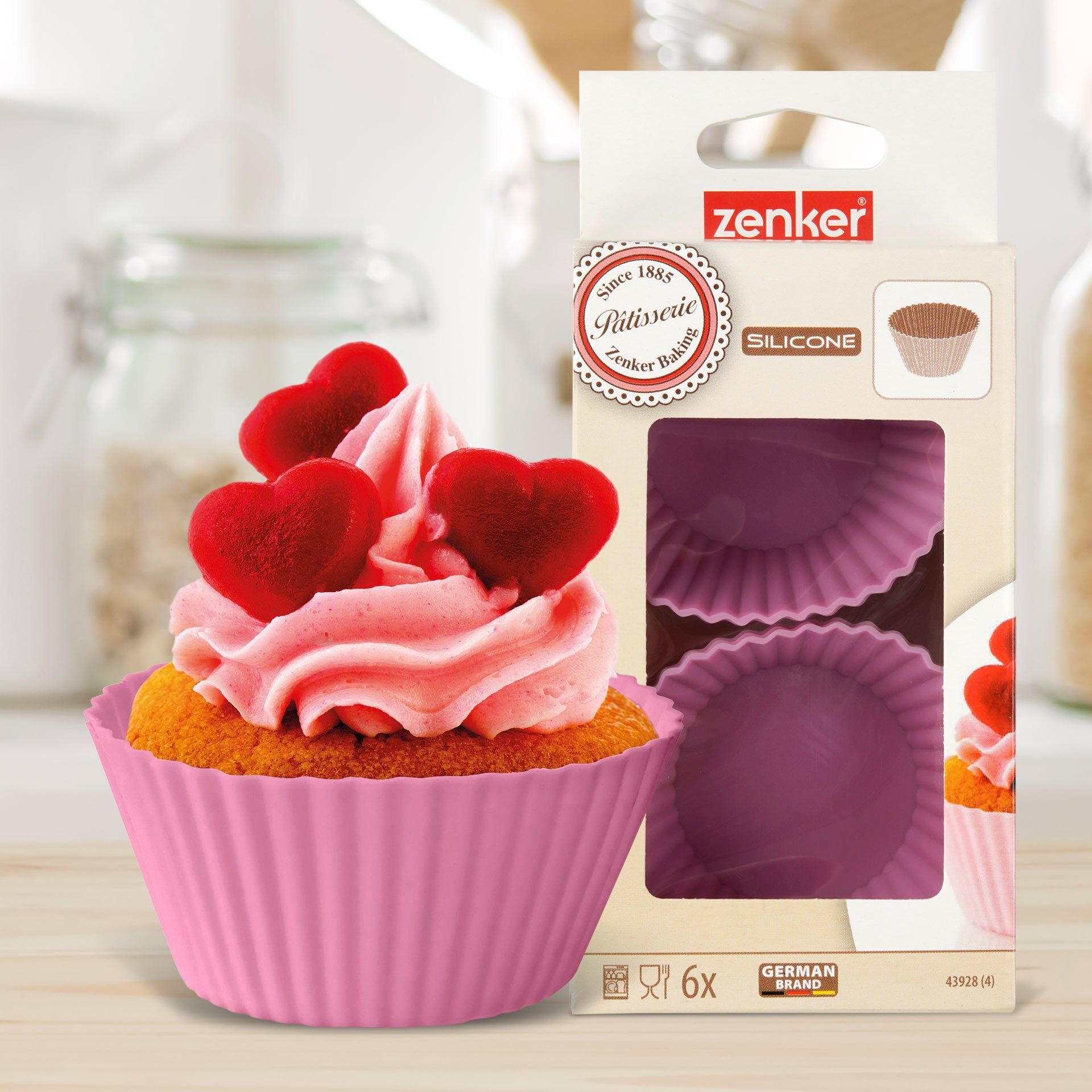 Muffinförmchen Sweet Sensation, 6 Stk, Silikon
