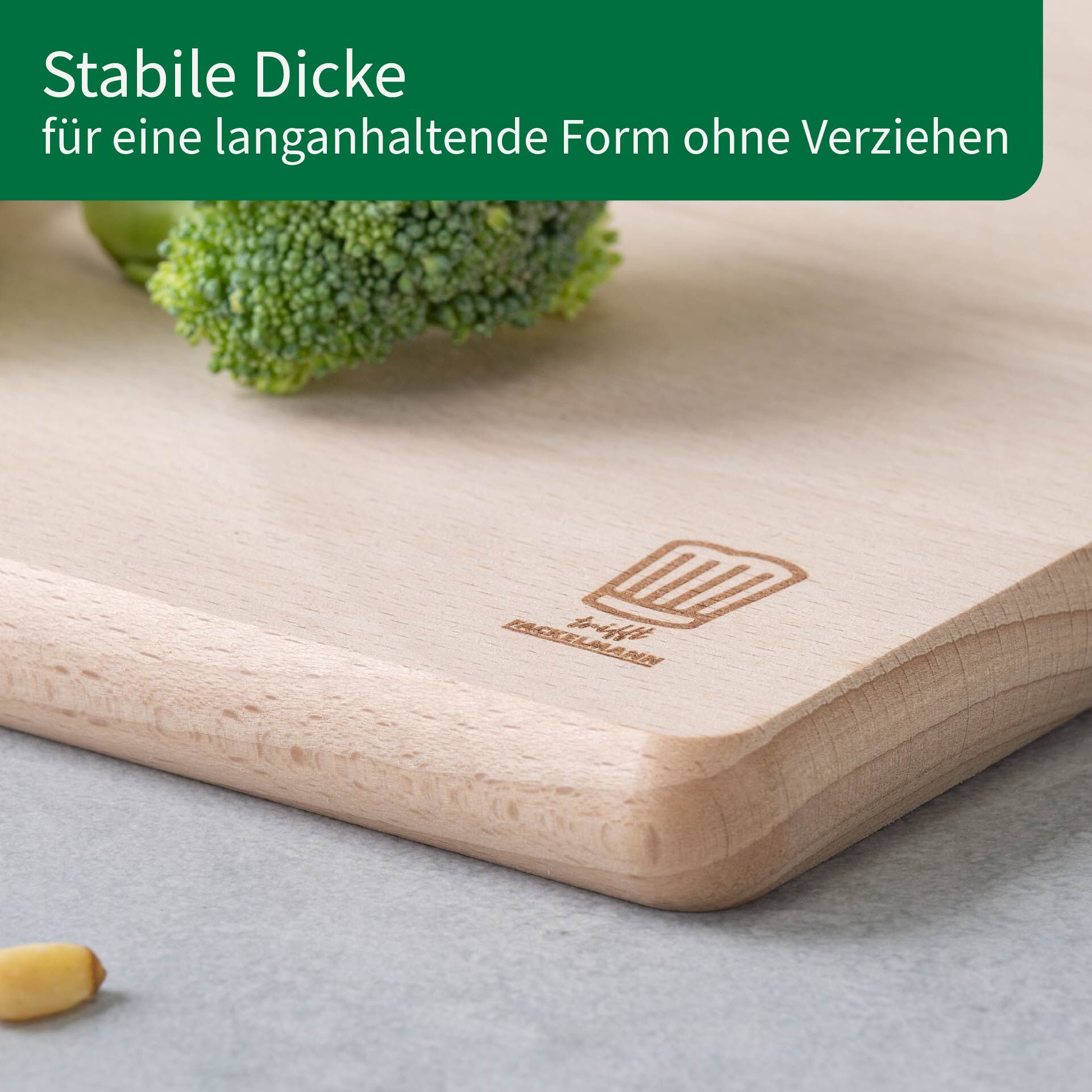 Schneidebrett, Buche, 29x20cm