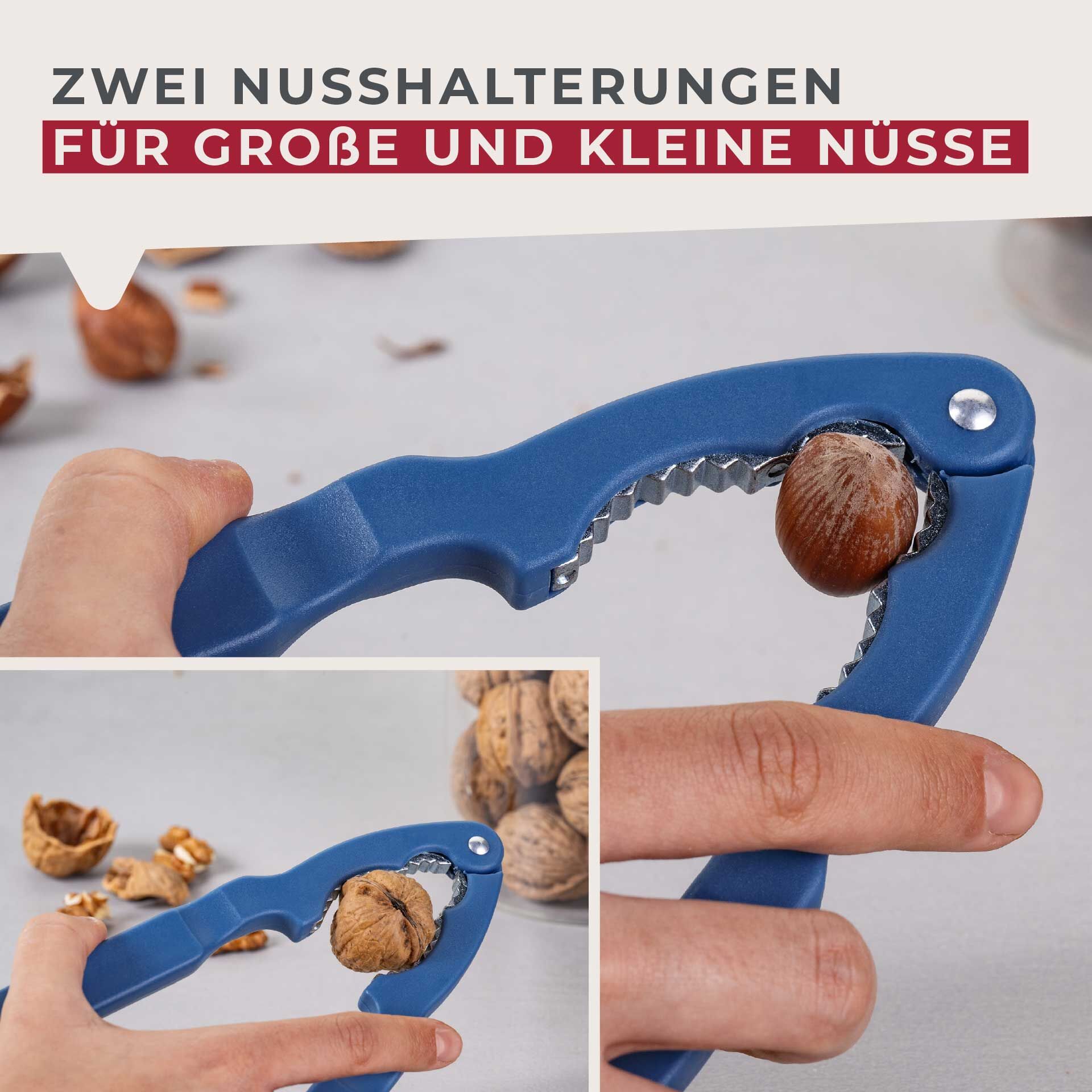 Nussknacker Essential, blau