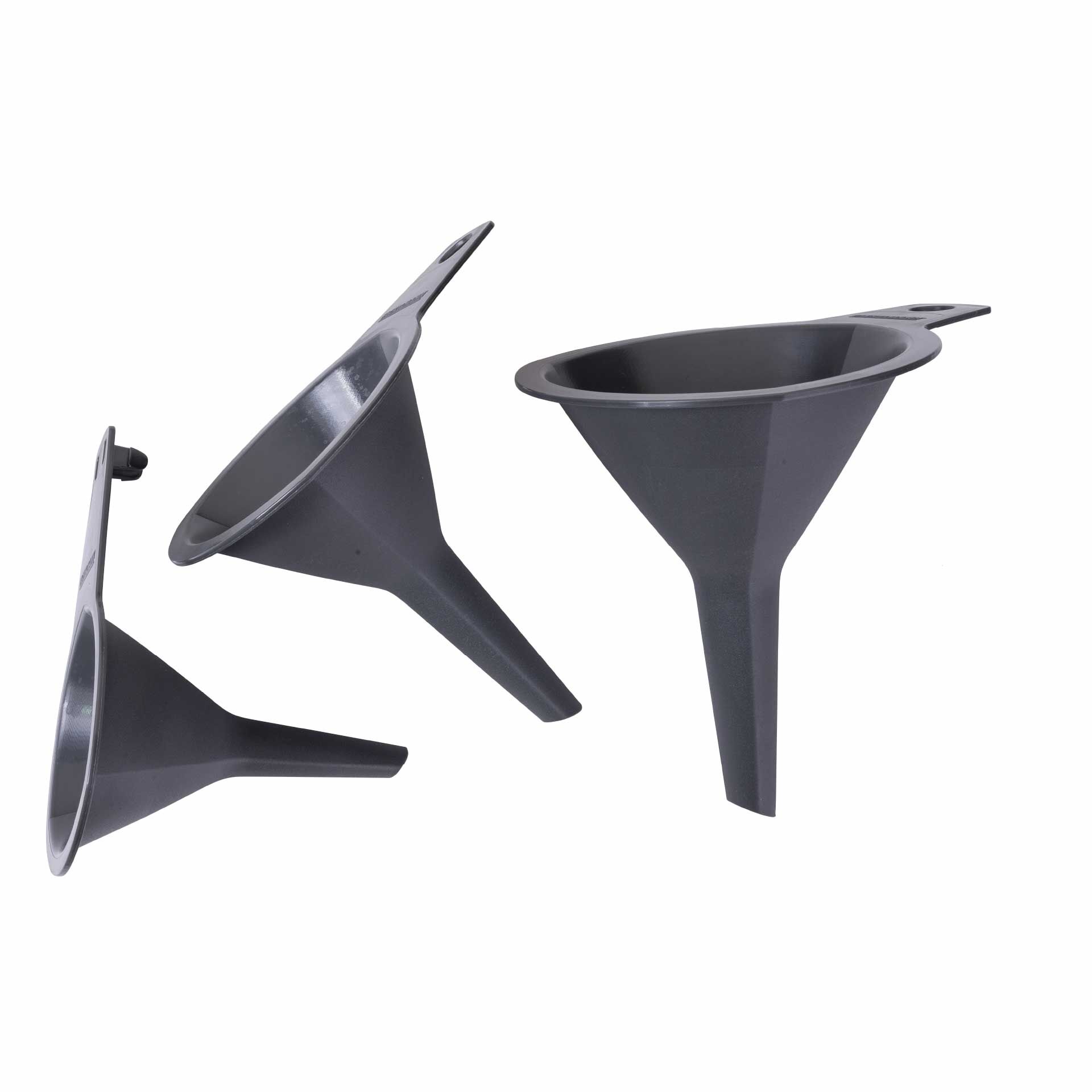 Trichterset, stapelbar, grau, 3-tlg.