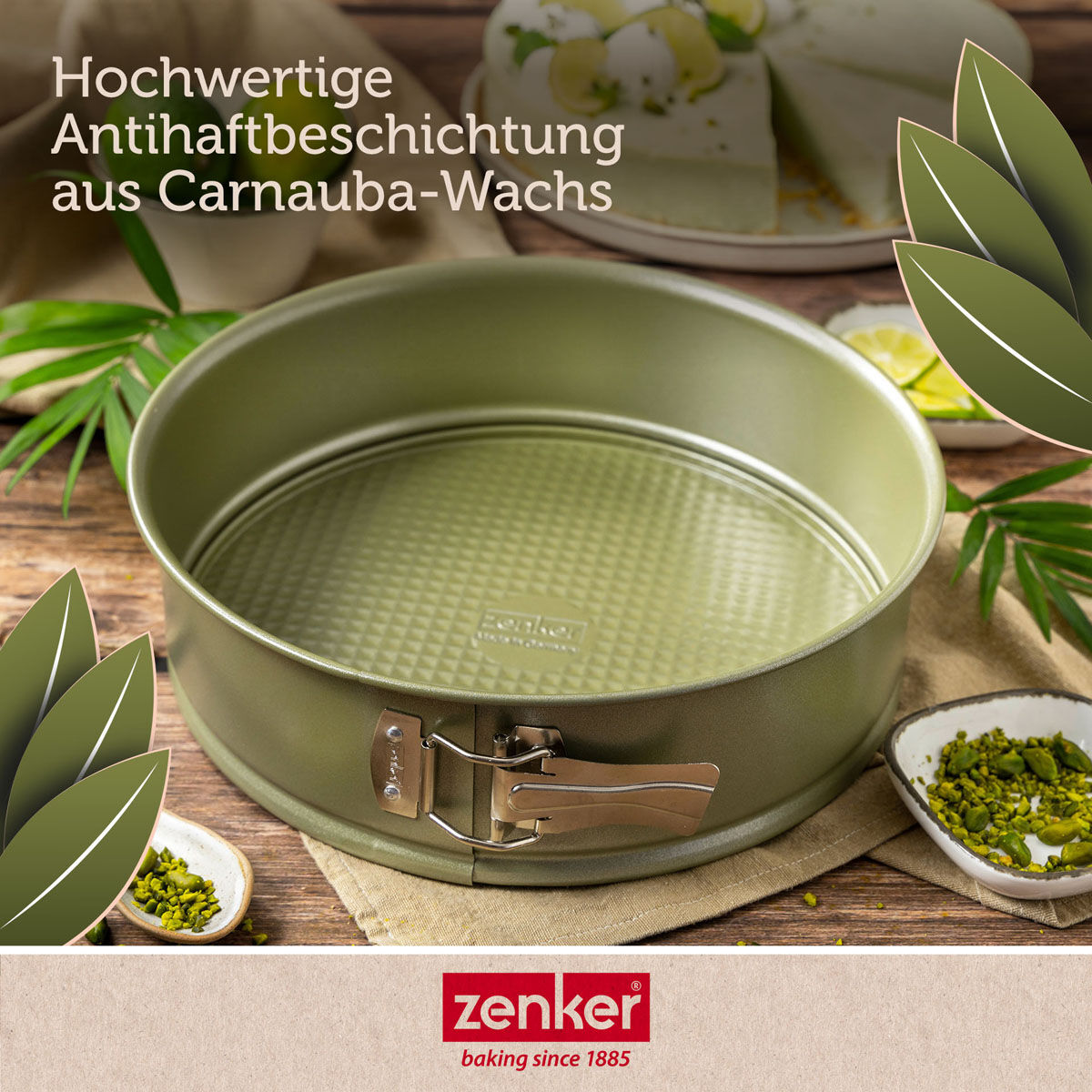 Springform mit Flachboden Green Vision, Ø 24cm