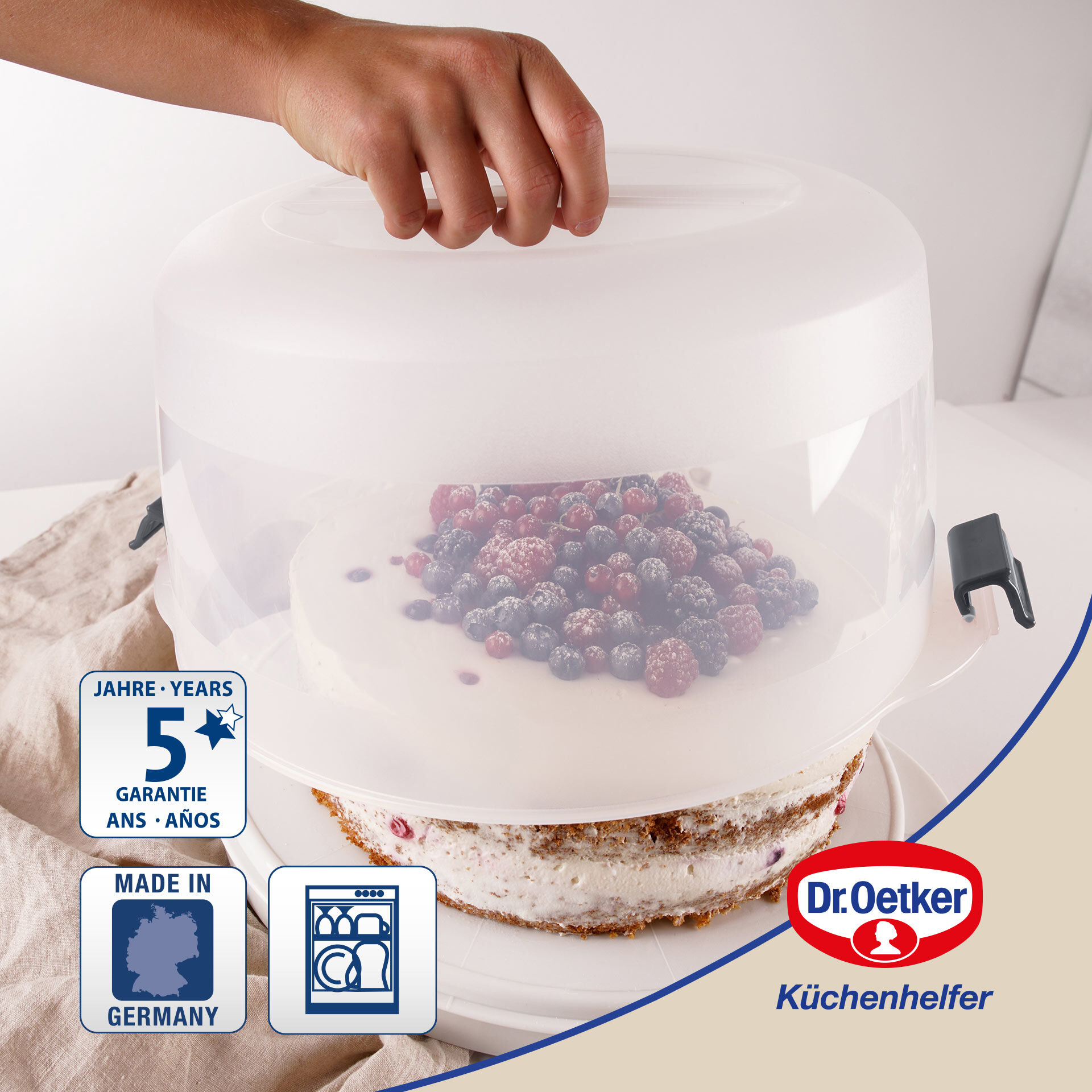 Kuchentransportbox Bake & Go, Ø38,5cm