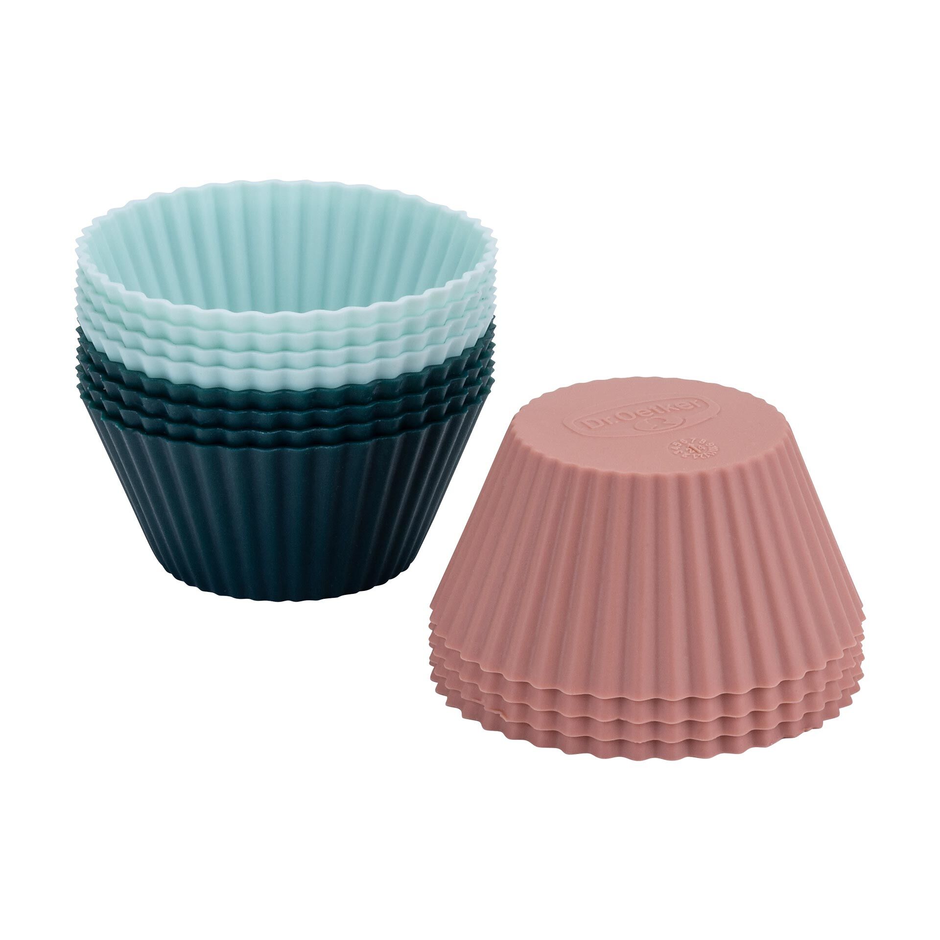 Muffinförmchen Vintage Oster Manufaktur, Silikon, 12-teilig