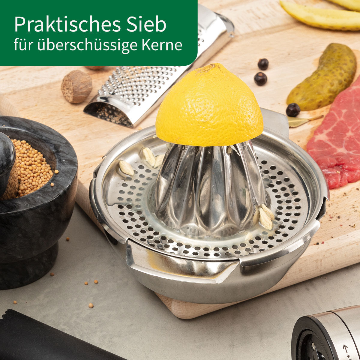 Zitronenpresse, 16cm, 2-teilig