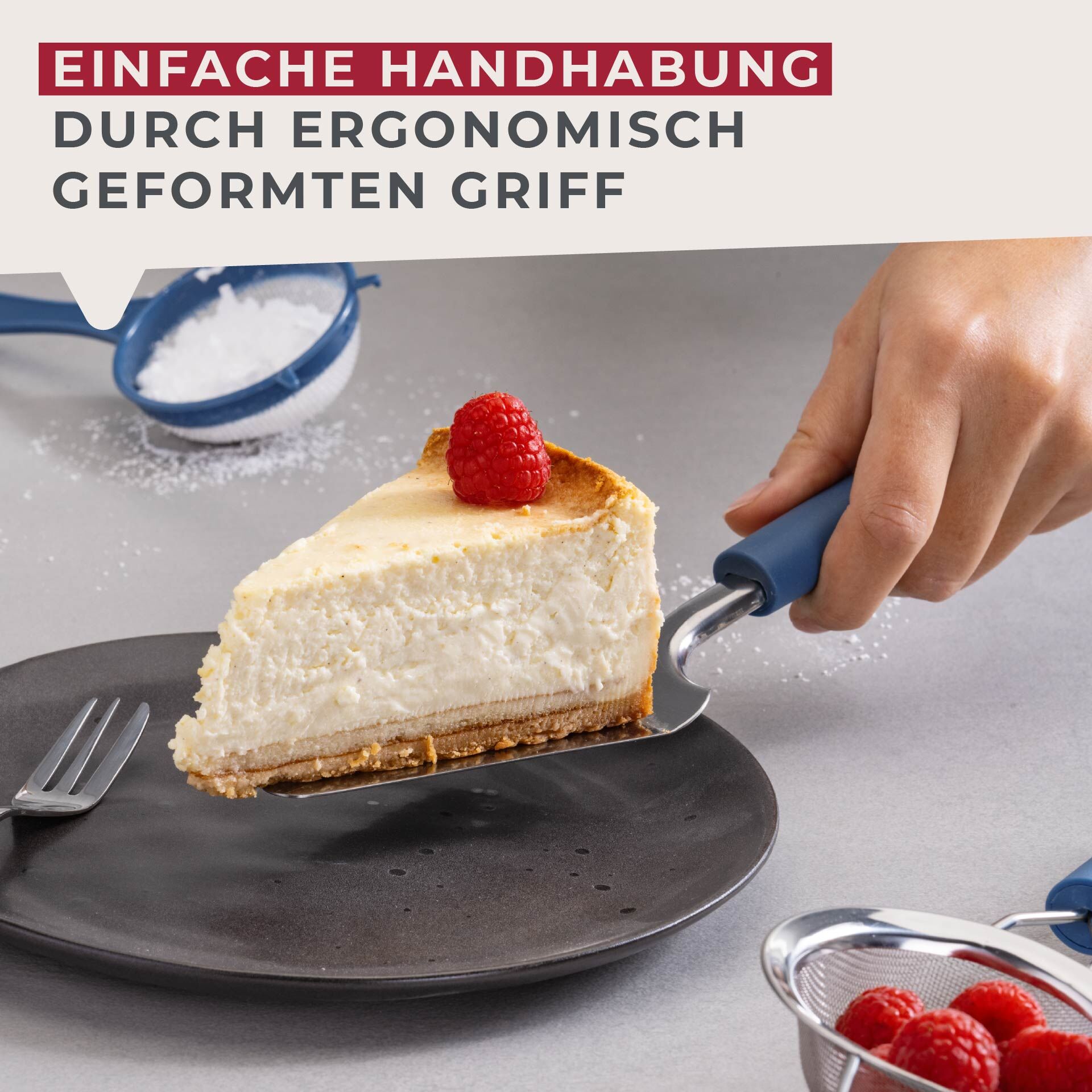 Tortenheber Essential, blau