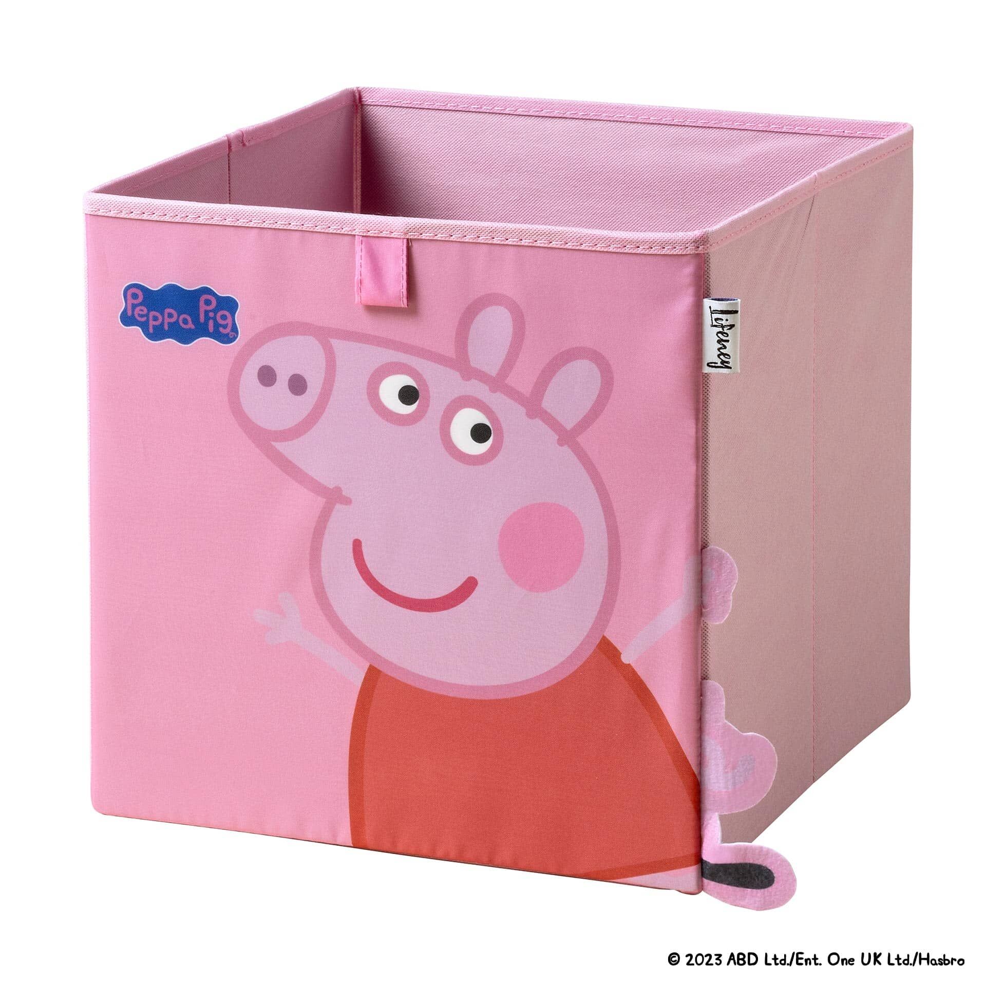 Aufbewahrungsbox Peppa Pig tanzend, 30x30x30cm