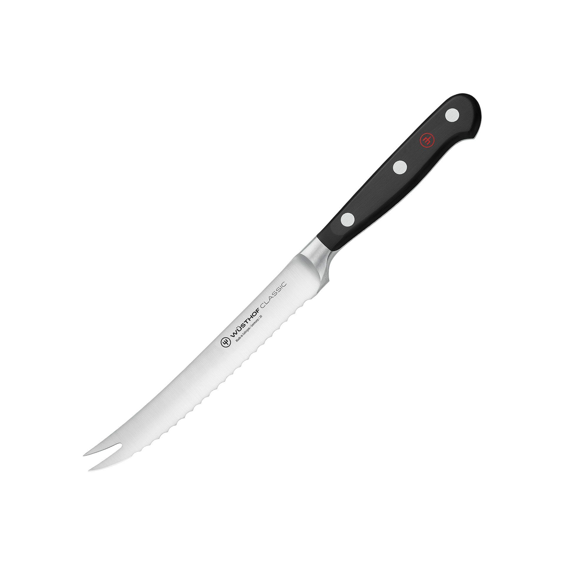 Tomatenmesser Classic, Edelstahl, 14cm Klinge