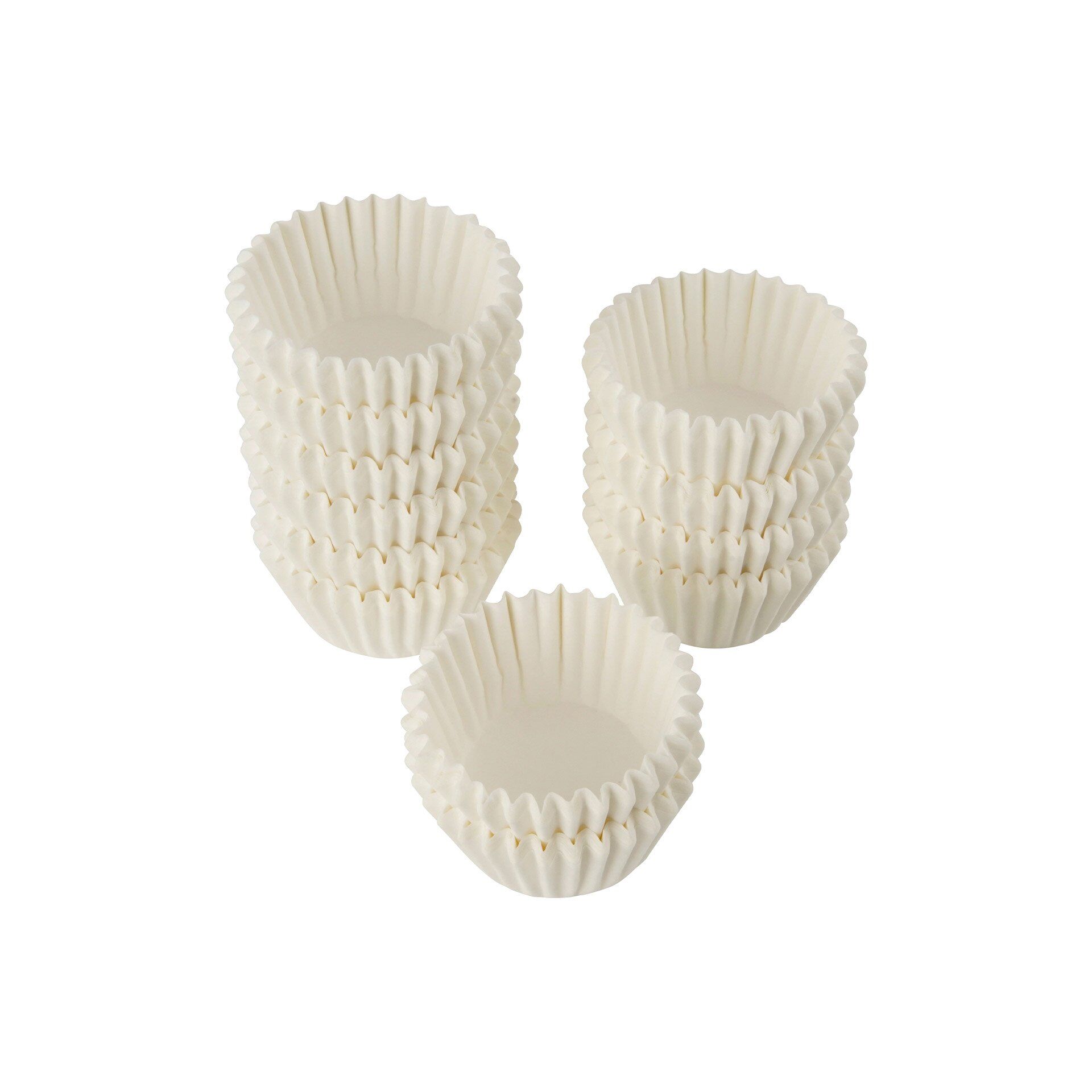 Pralinenförmchen Ø2,5cm, 300 St., Papier, weiß
