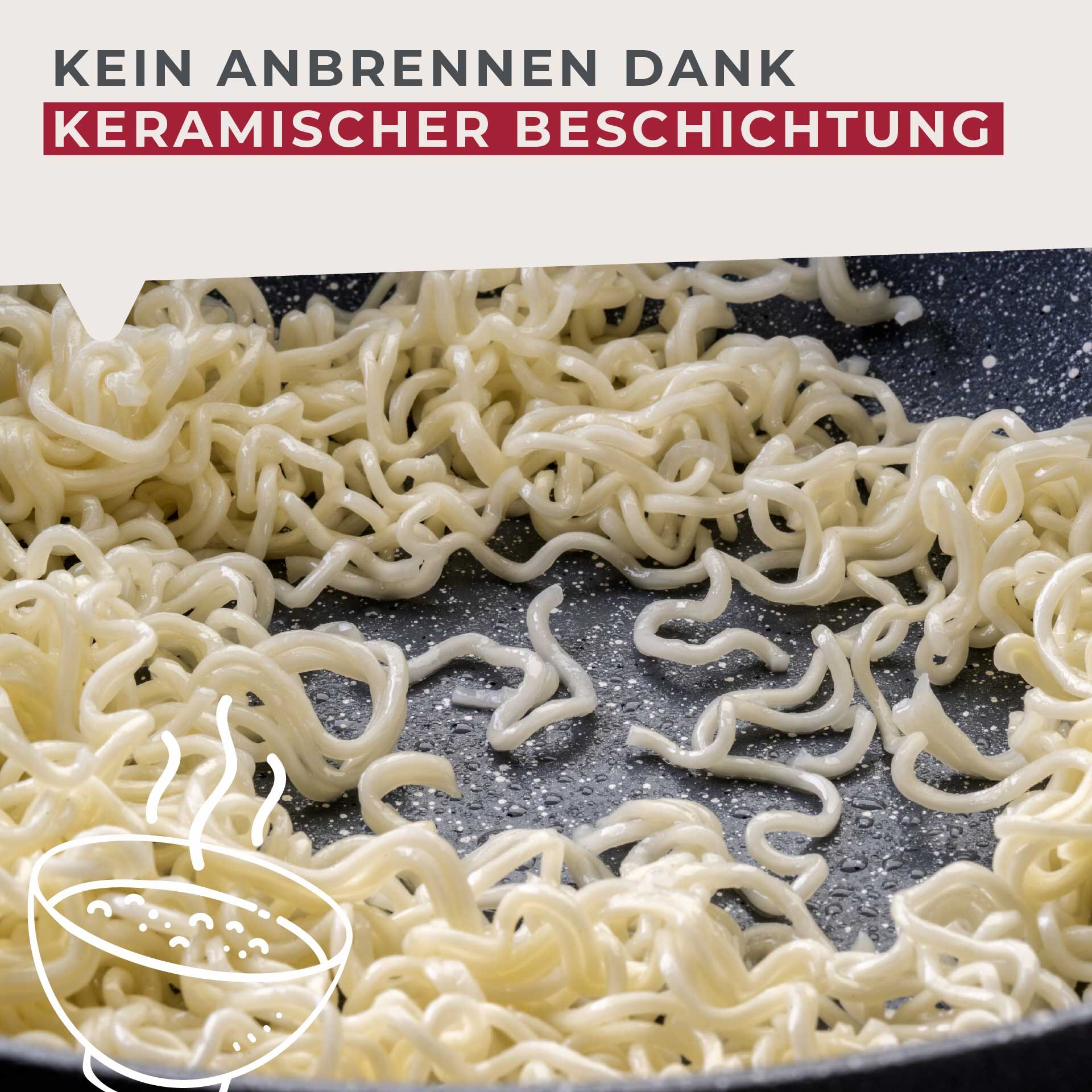 Wokpfanne Cosmo, antihaft, Ø28cm