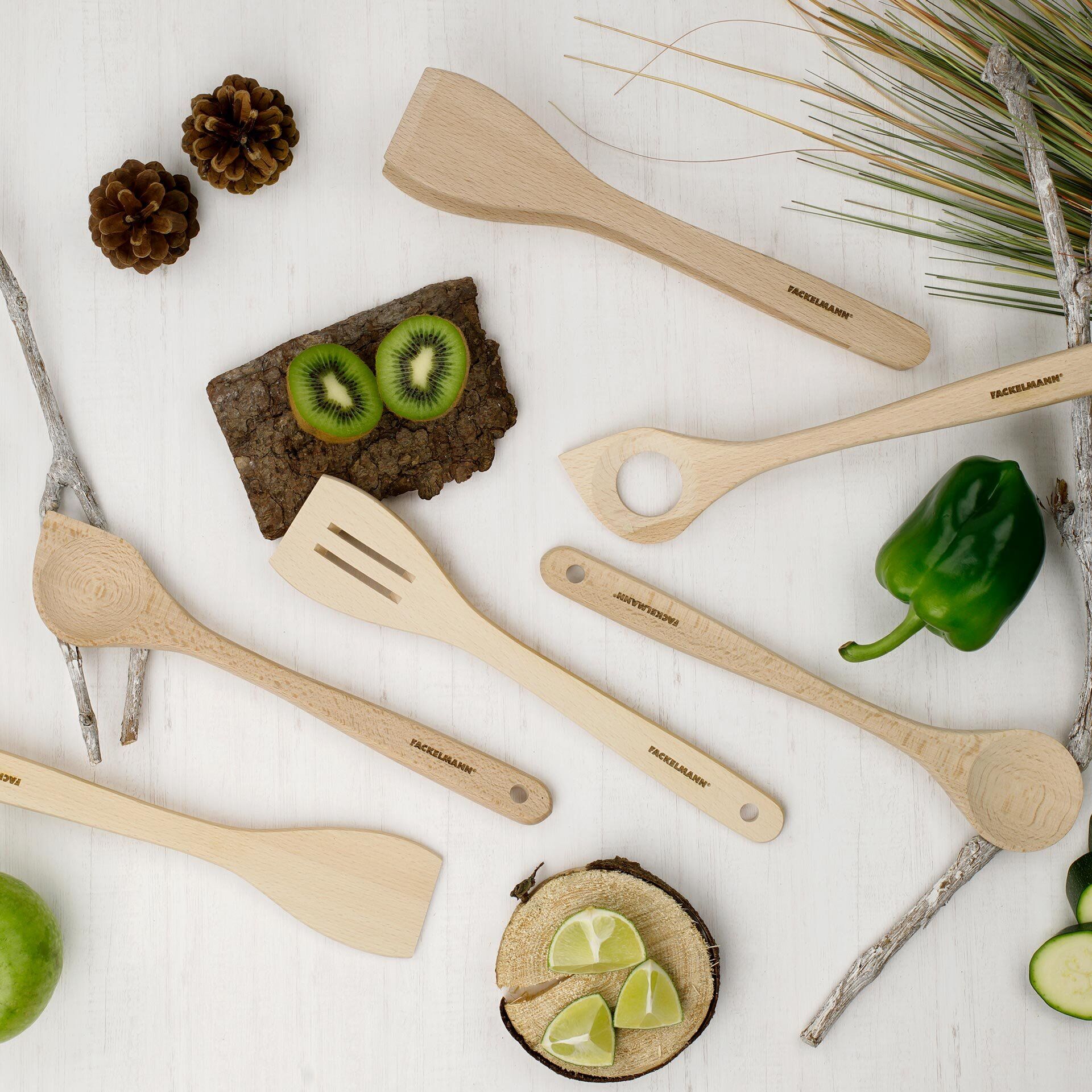 Kochlöffel Eco, 30cm, FSC™- zertifizierte Buche