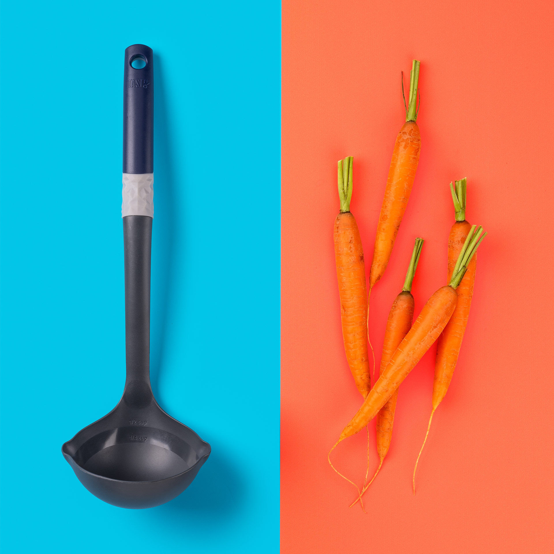 Schöpflöffel mit Messskala Ocean Blue