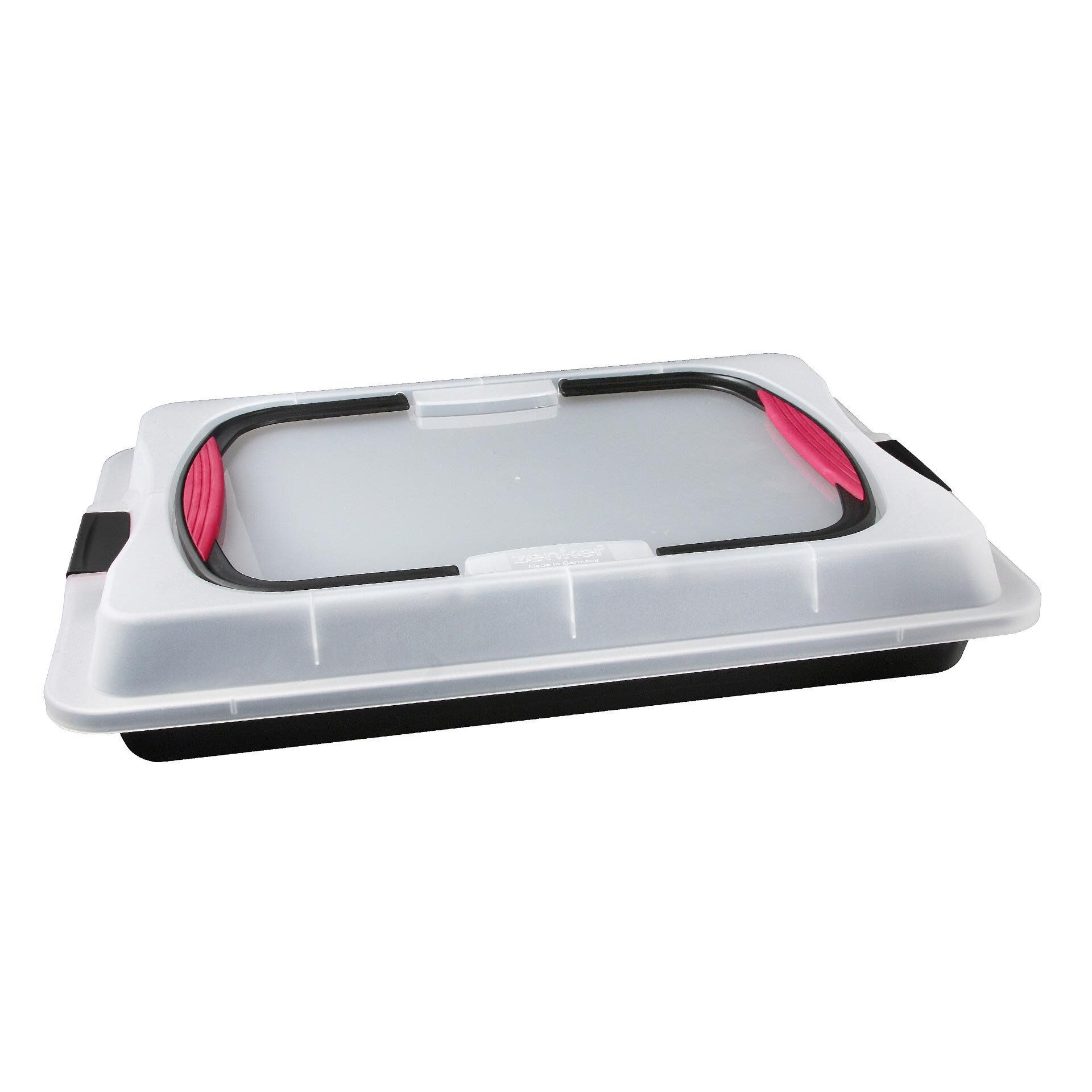 Blechkuchen Form mit Tragehaube Special - to go, 42x29cm Blechkuchen Form mit Tragehaube Special - to go, 42x29cm