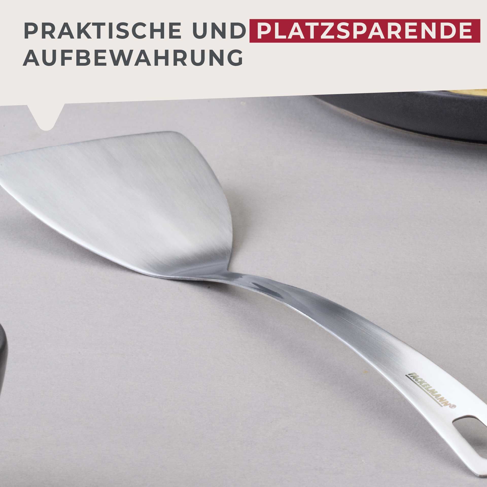 Pfannenwender Essential, Edelstahl