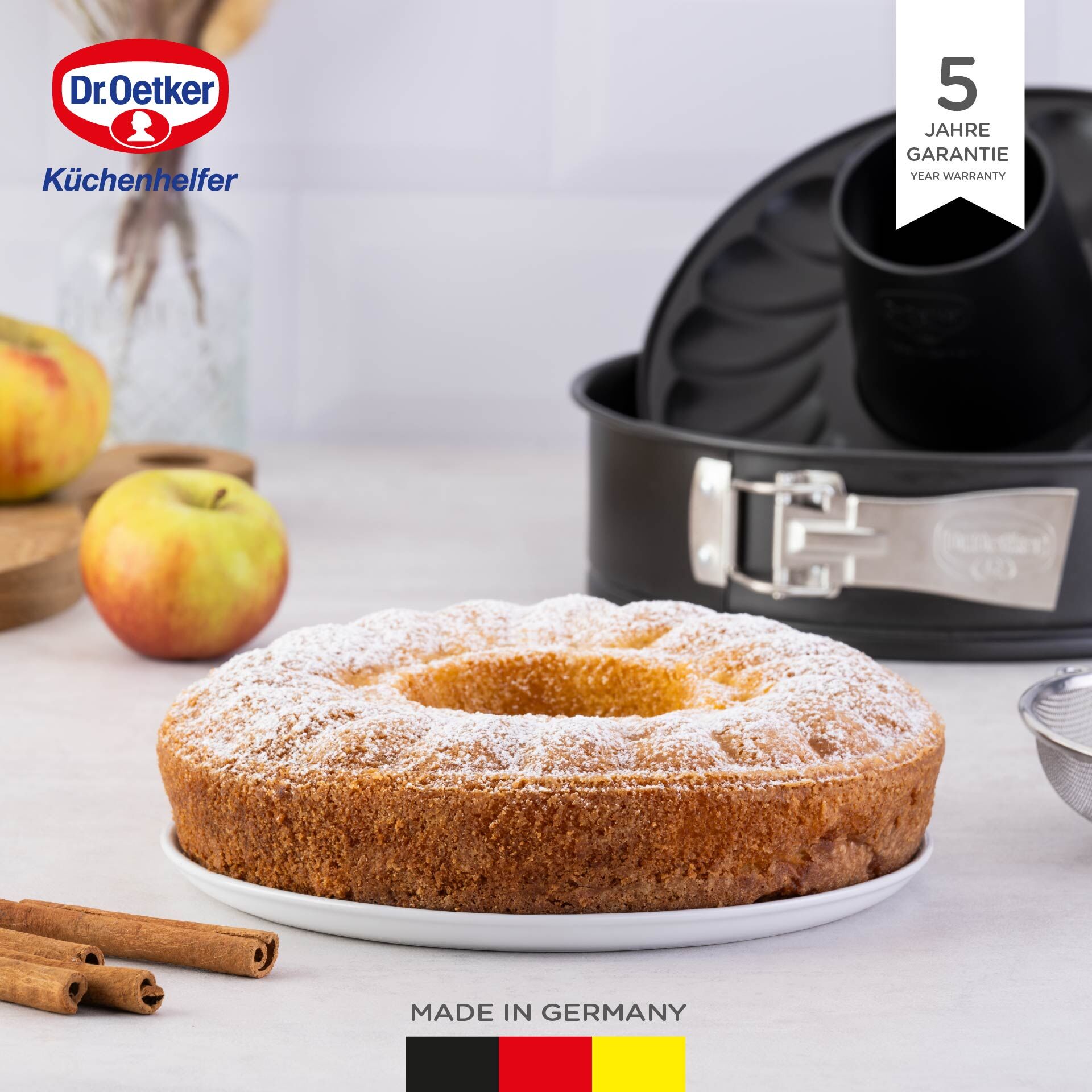 Springform mit Flach- und Rohrboden Classic, Ø24cm