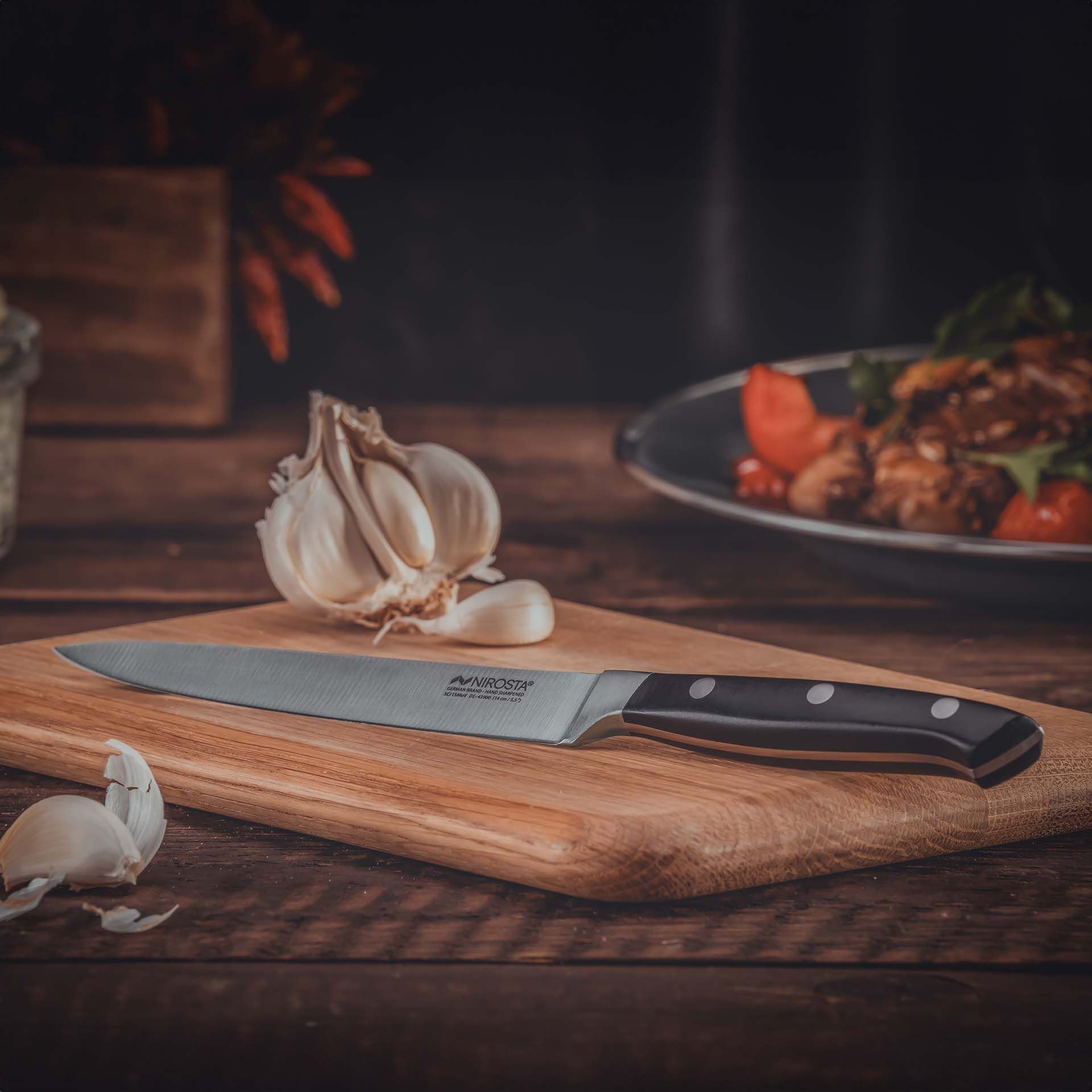 Universalmesser Trinity, 14cm Edelstahl-Klinge