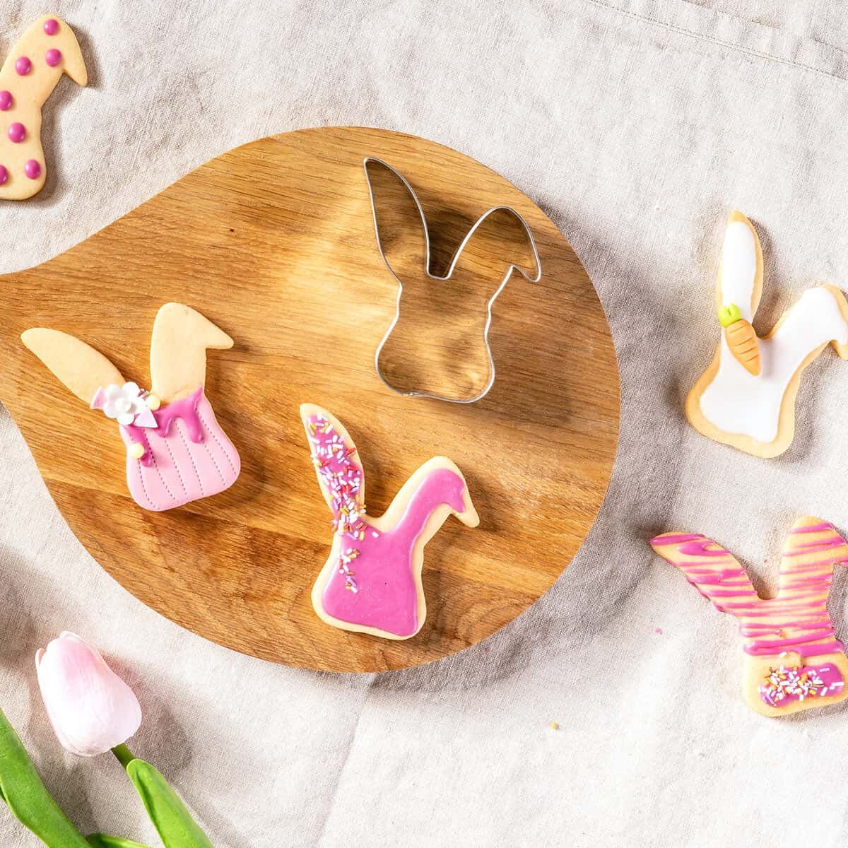 Ausstecher Hasenkopf mit Knickohr, 8x6,5cm