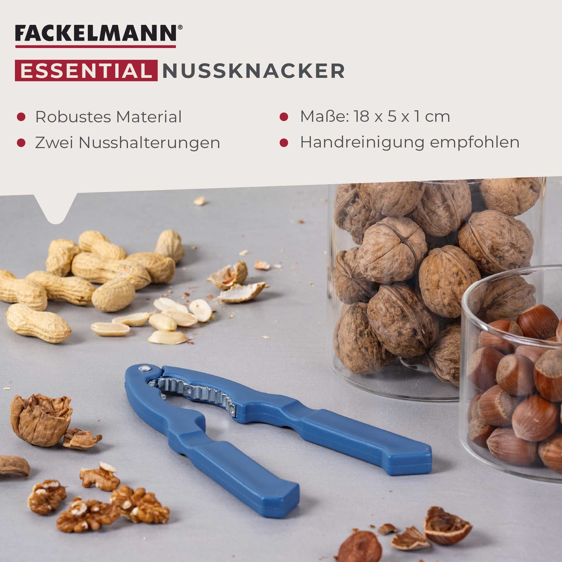 Nussknacker Essential, blau