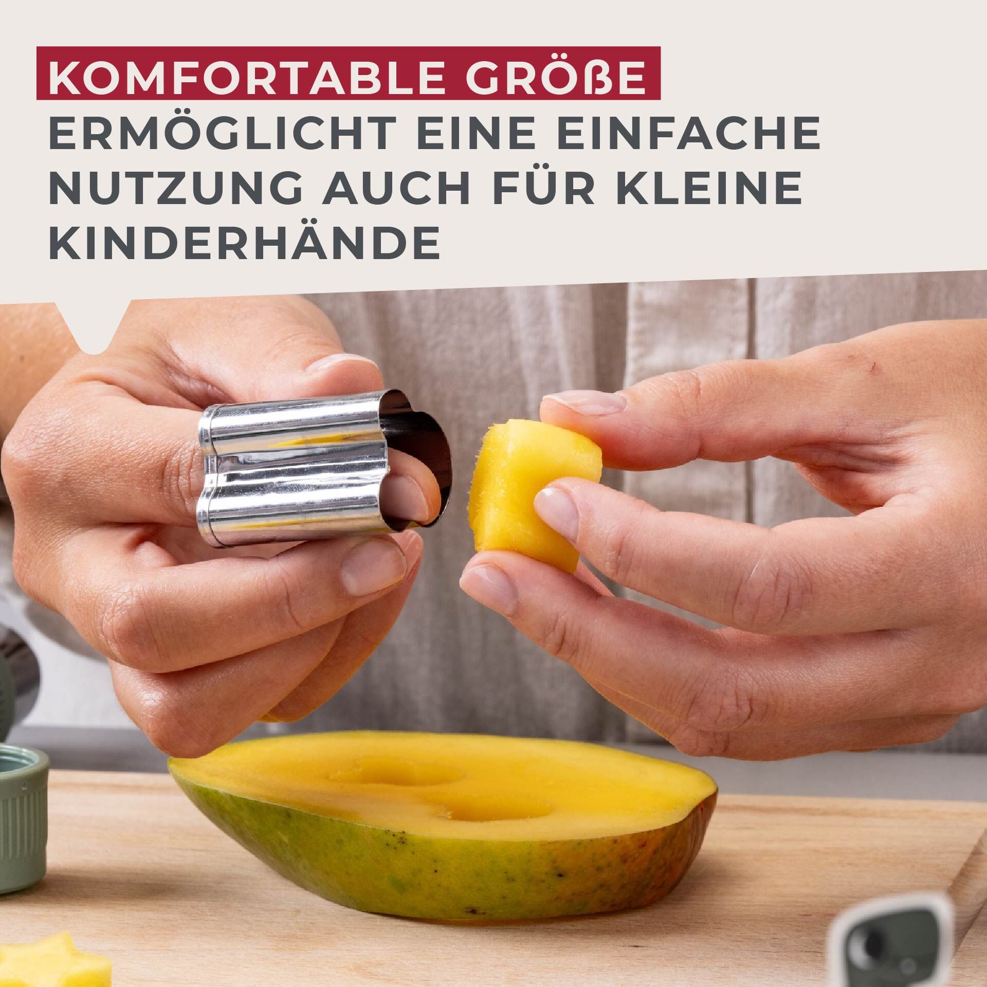 Gemüse Ausstecher Set Mini Cooking, 9-tlg.