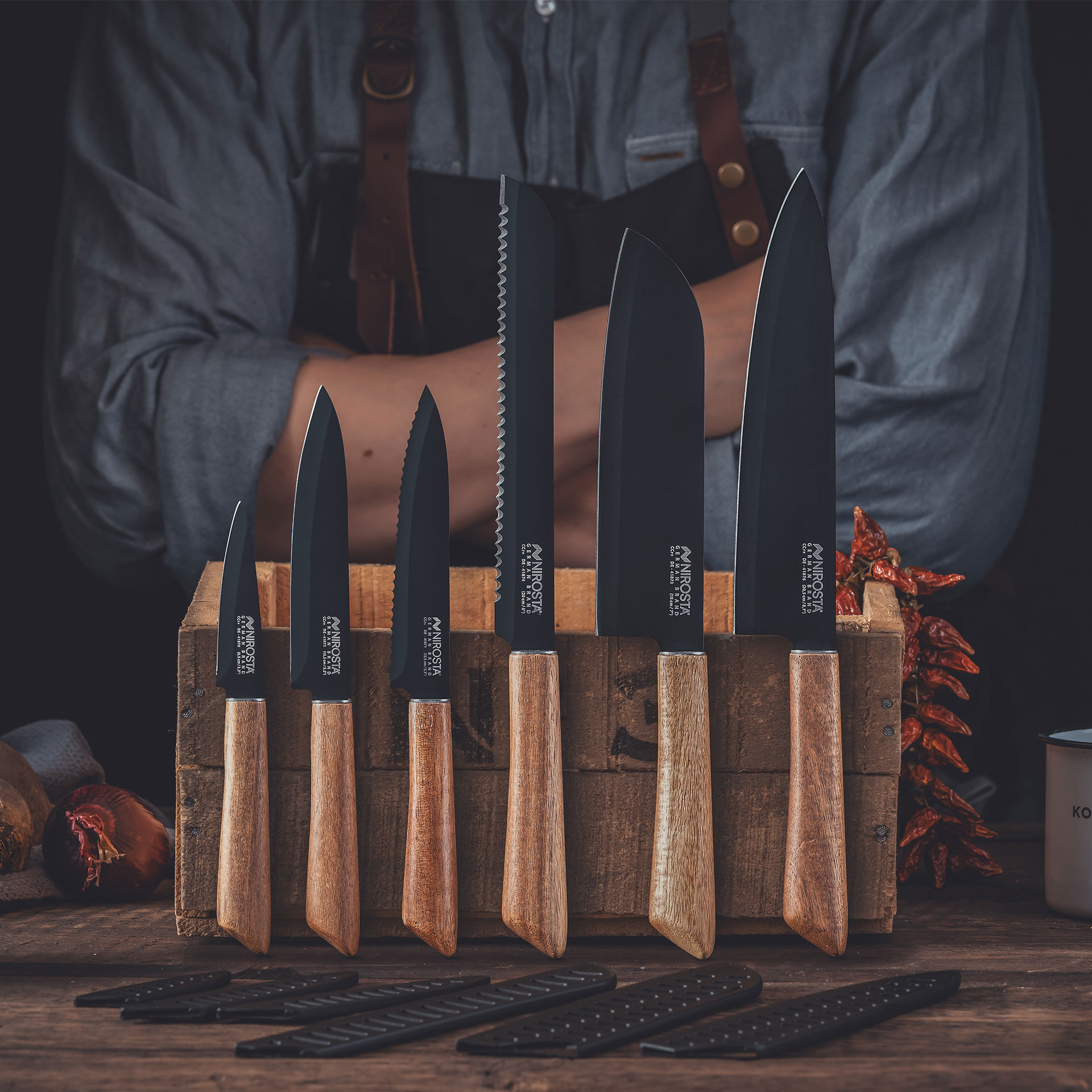 Gemüsemesser Flow, 8,5cm Edelstahl-Klinge