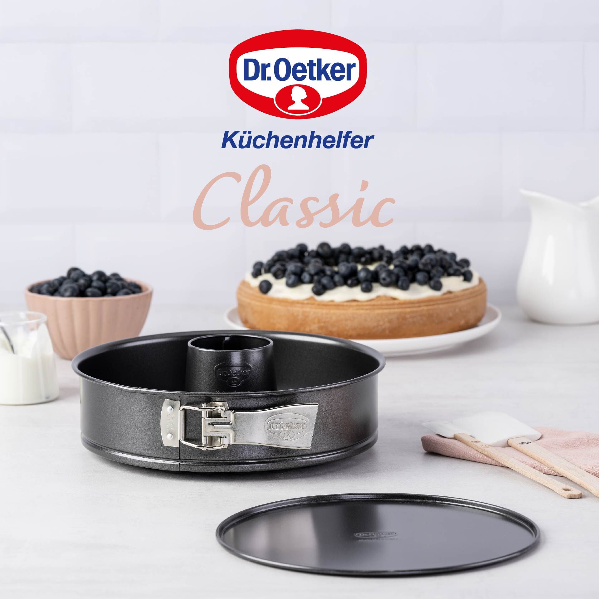 Springform mit Flach- und Rohrboden Classic, Ø26cm