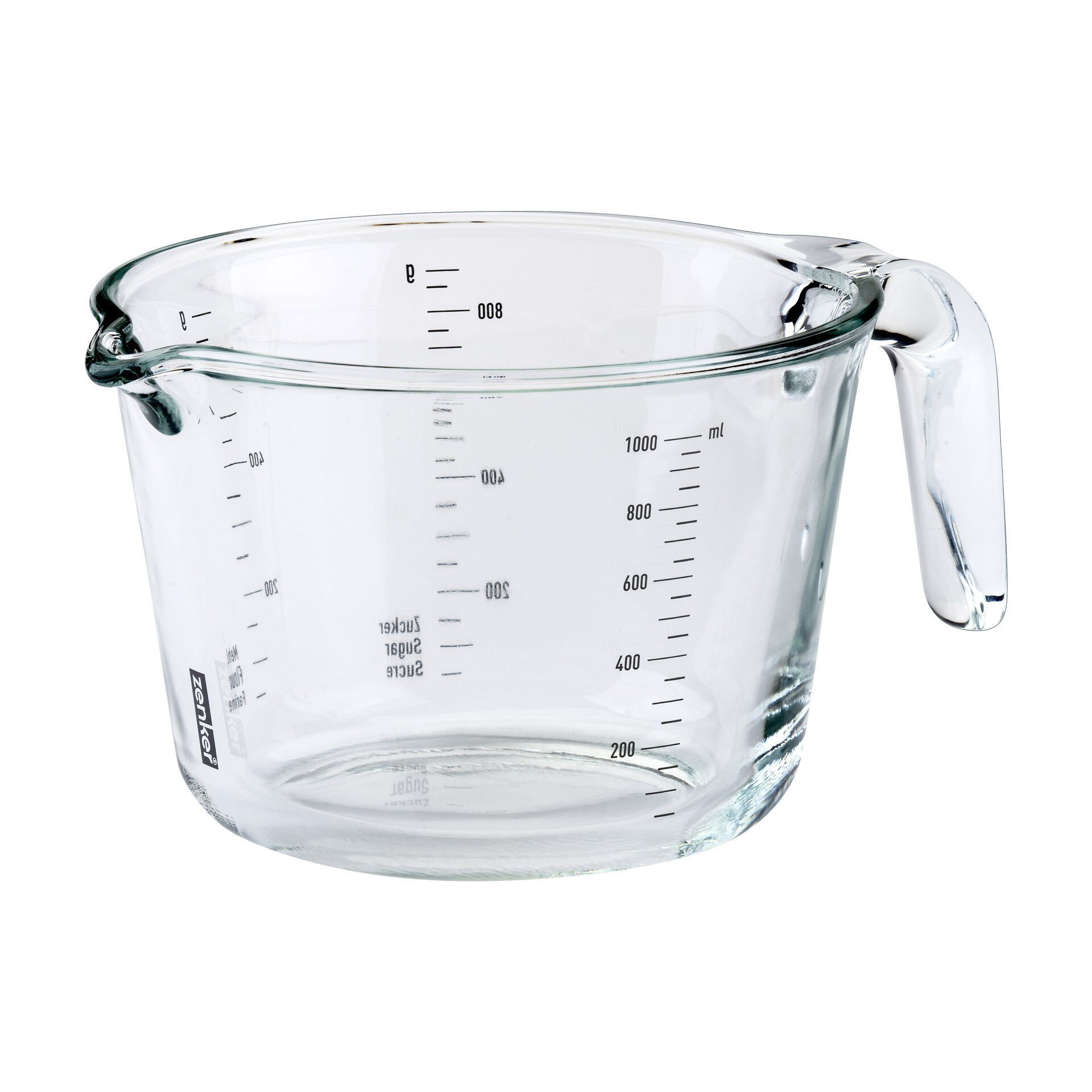 Messbecher Patisserie, Glas, 1L