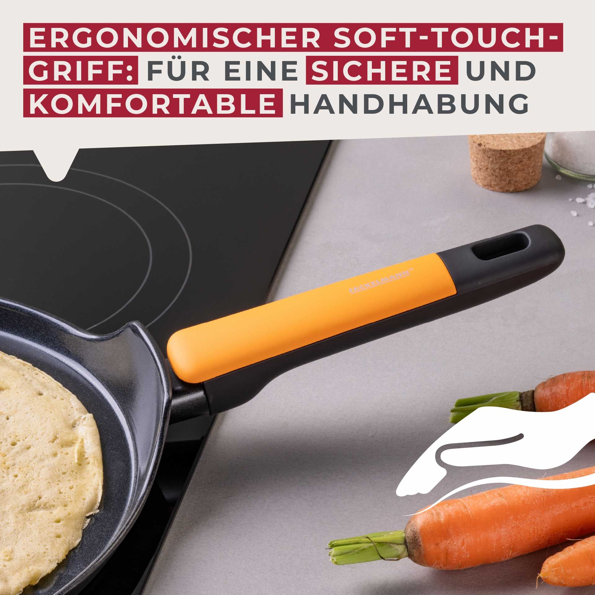 Crepepfanne Soft Collection, Keramik, antihaft, Ø28cm