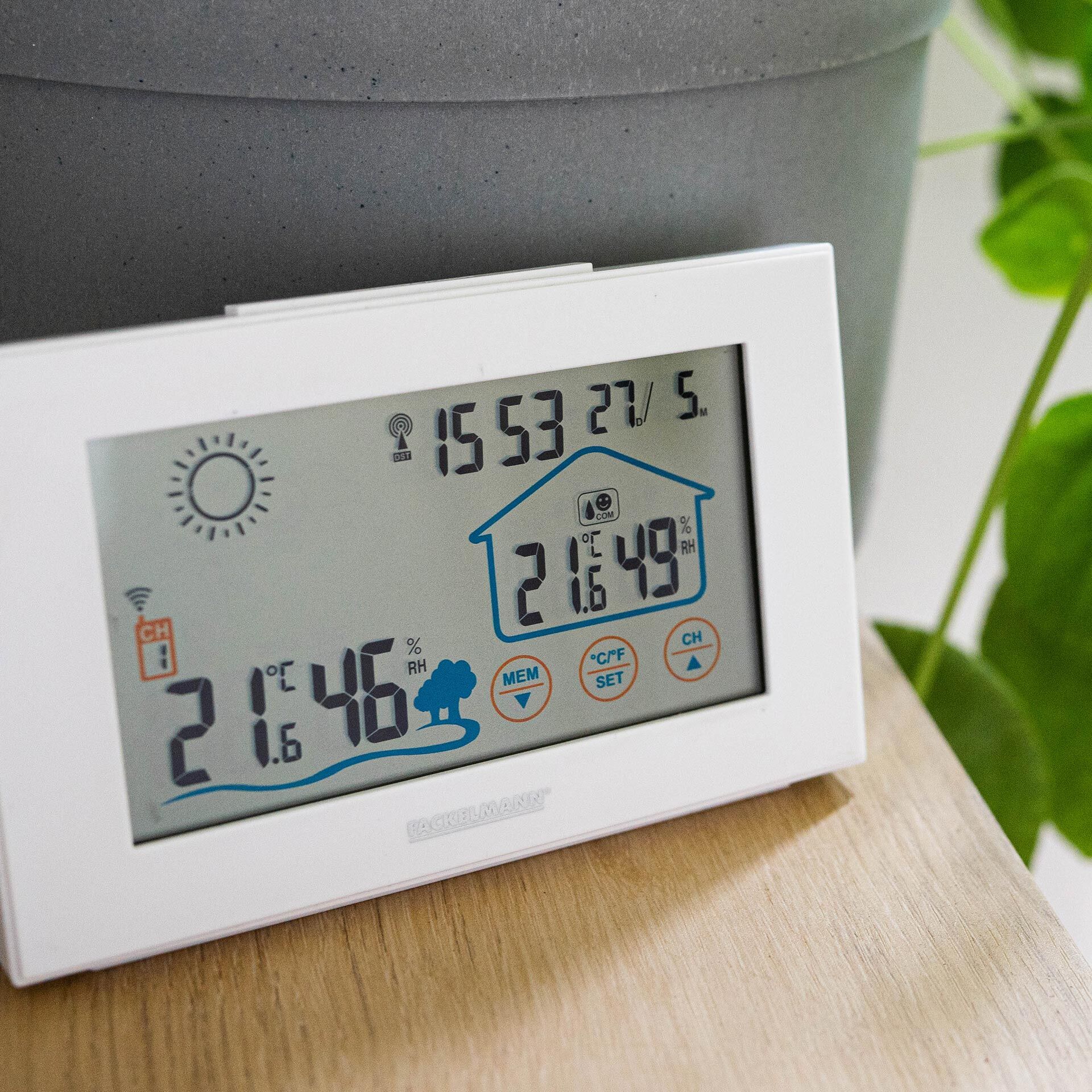 Digital Funk-Wetterstation, 2-teilig