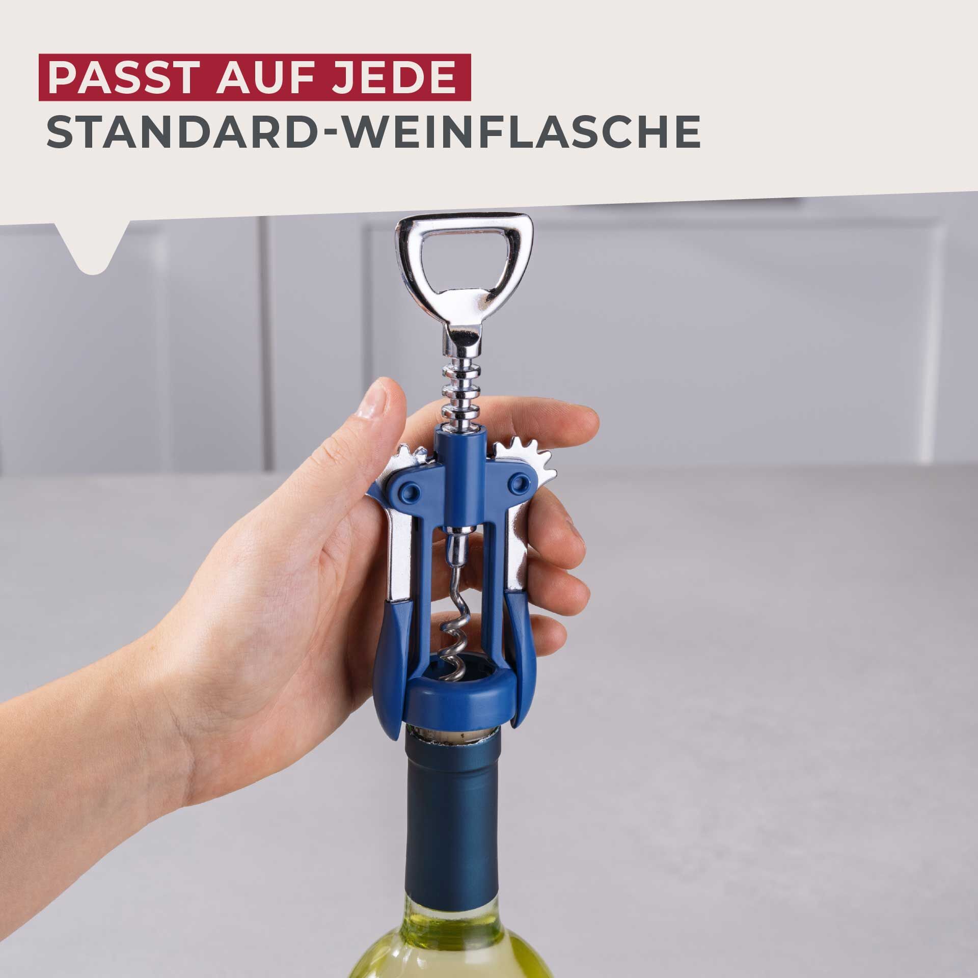 Hebelkorkenzieher Essential, blau