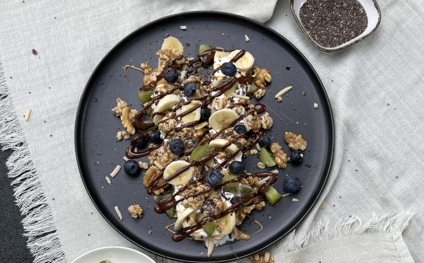 Breakfast Banana Split Breakfast Banana Split