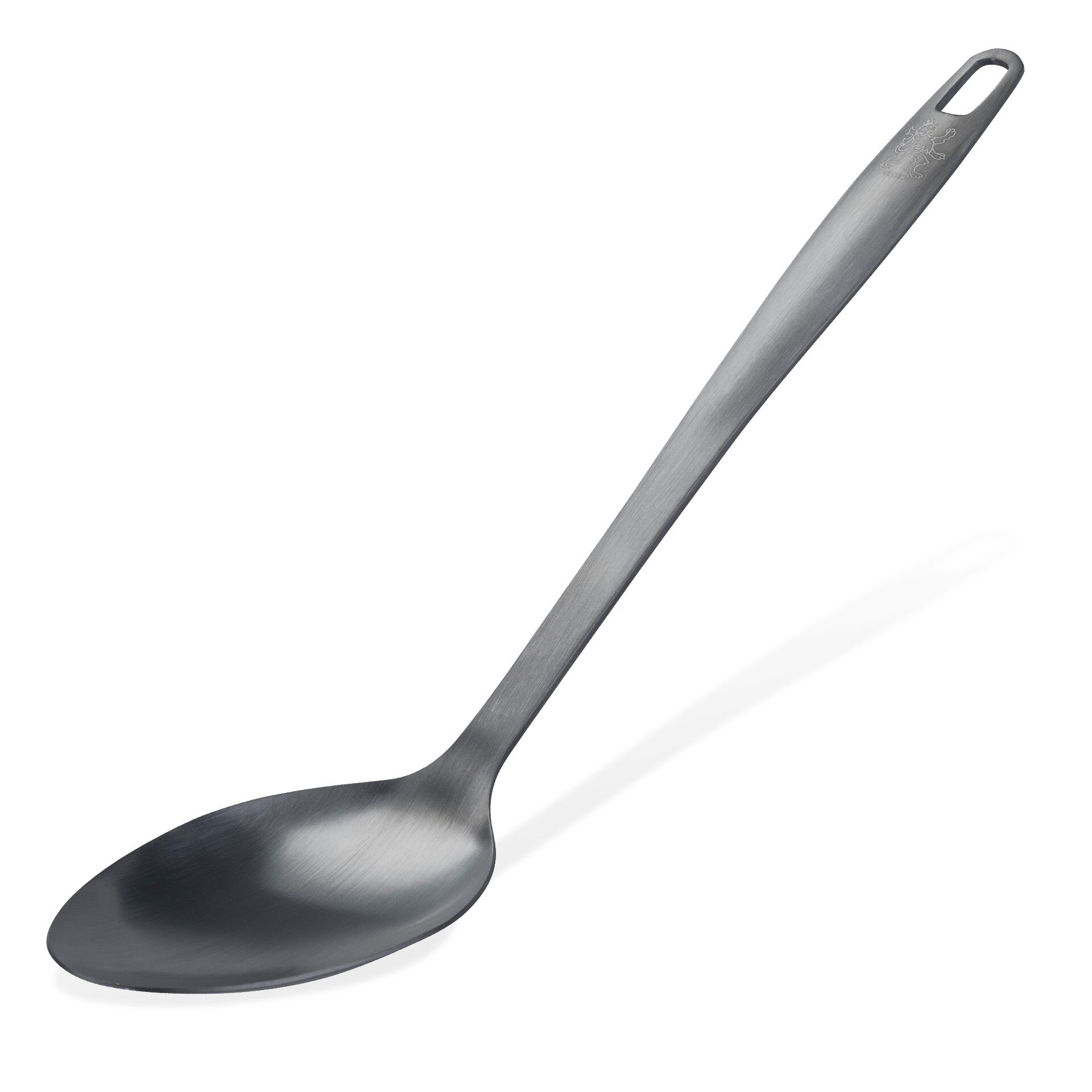 Servierlöffel Satin, schwarz, Edelstahl