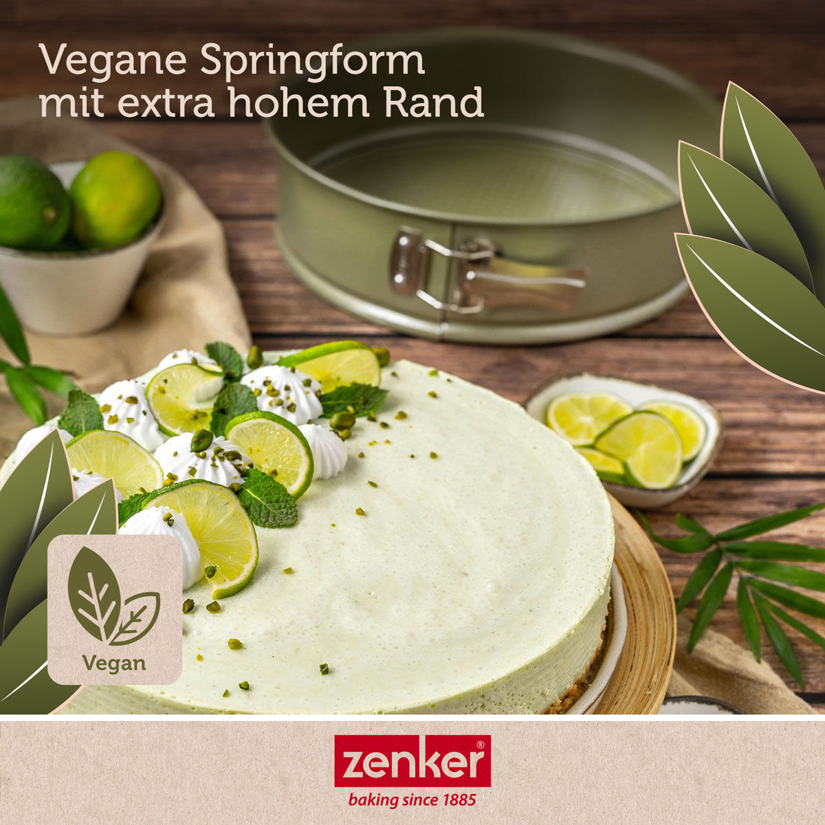 Springform mit Flachboden Green Vision, Ø 24cm