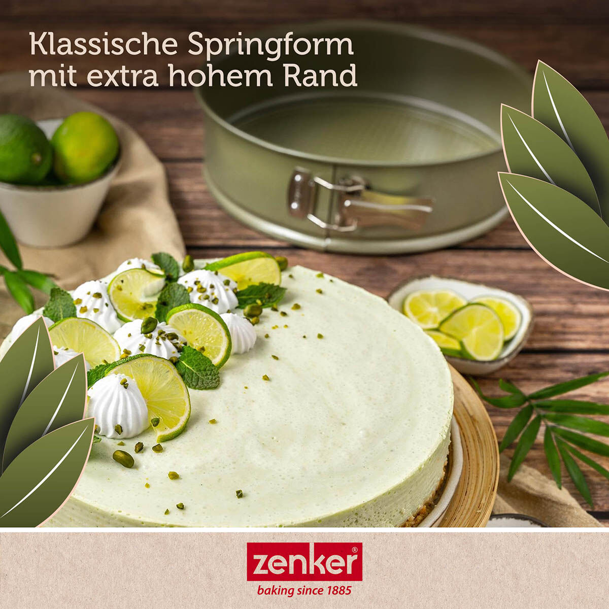 Springform mit Flachboden Green Vision, Ø 24cm