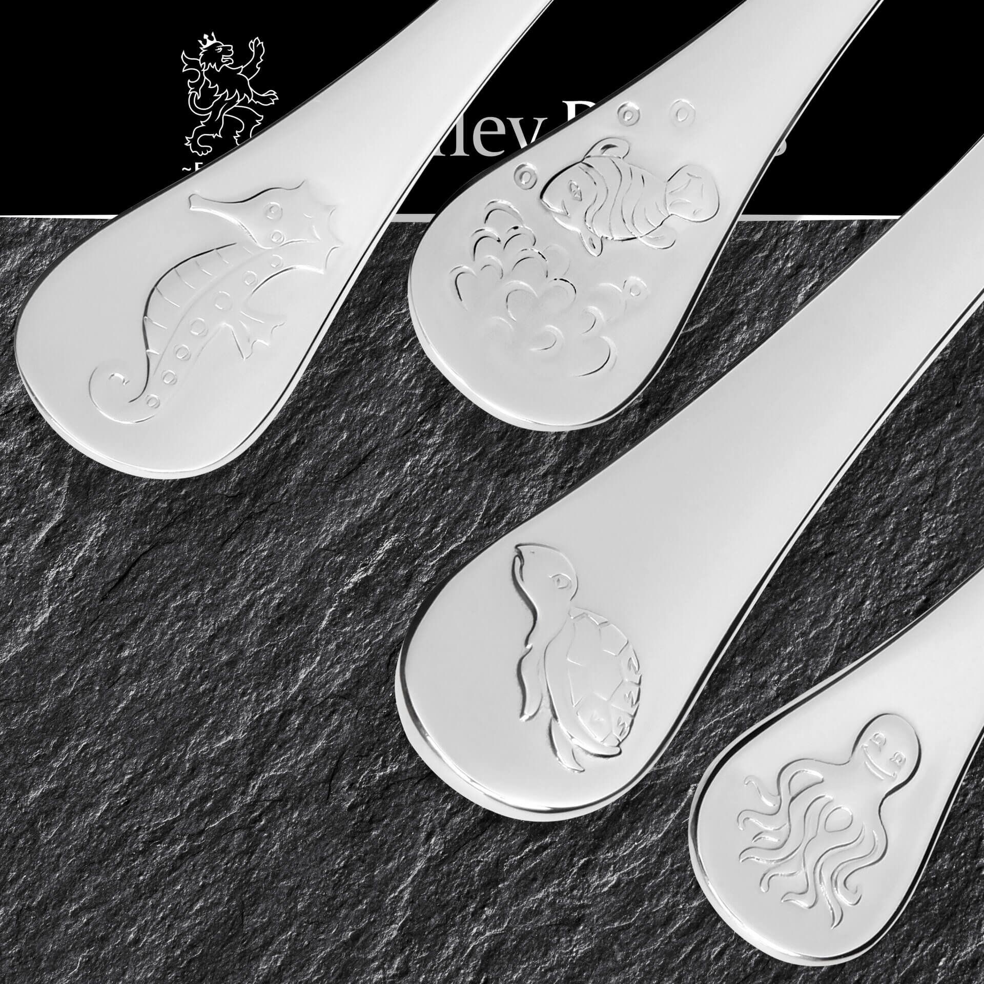 Besteck-Set für Kinder, 4-teilig, Edelstahl