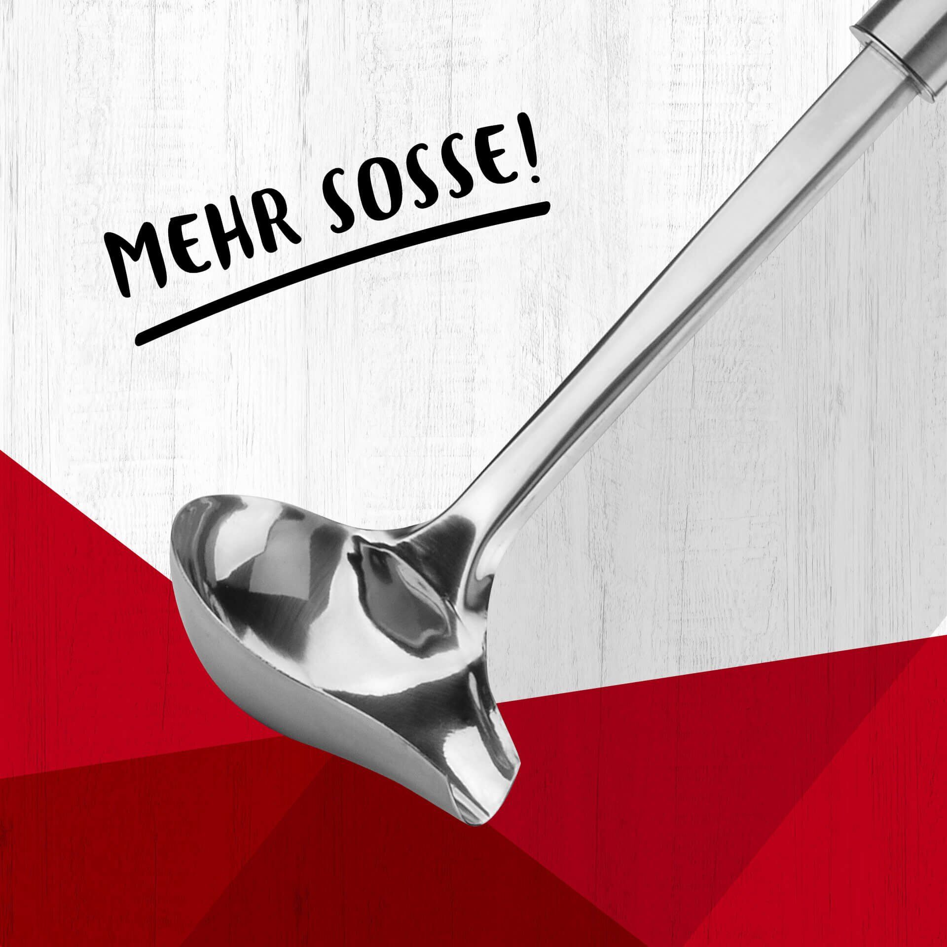 Soßenlöffel Ovalgriff, 29cm