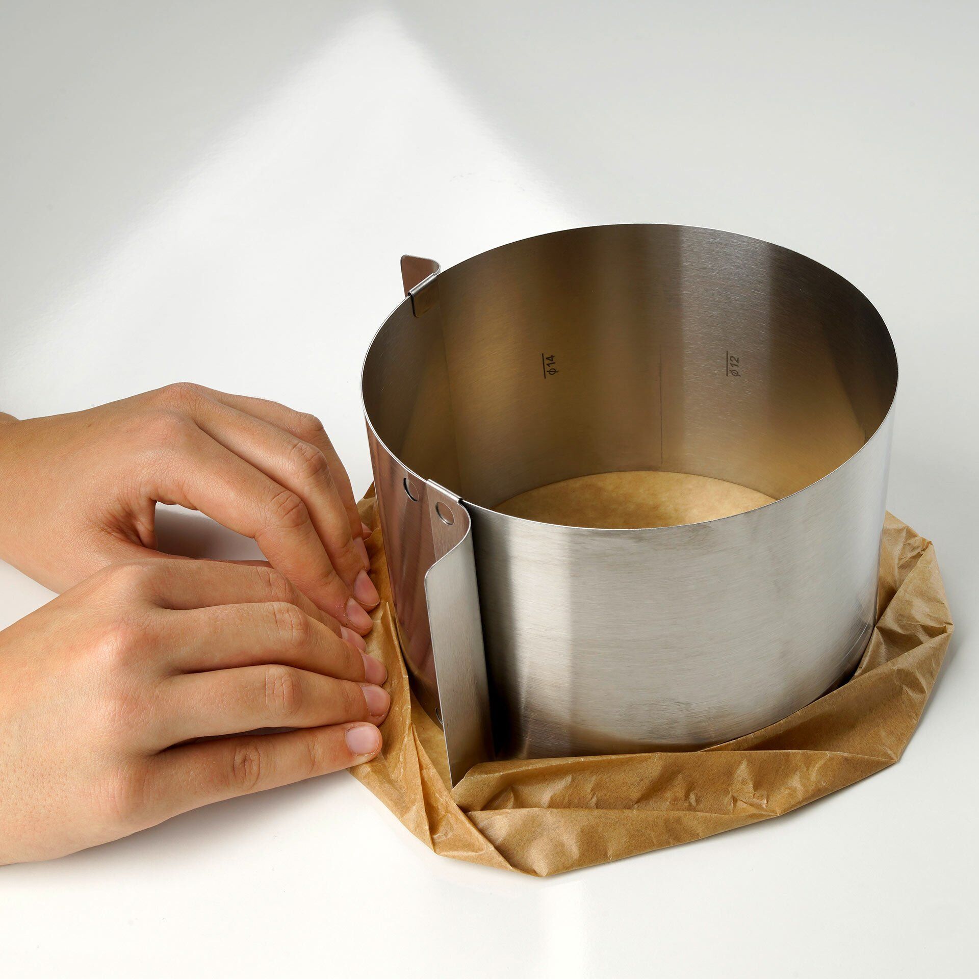 Dessert- und Tortenring little layer cakes, verstellbar