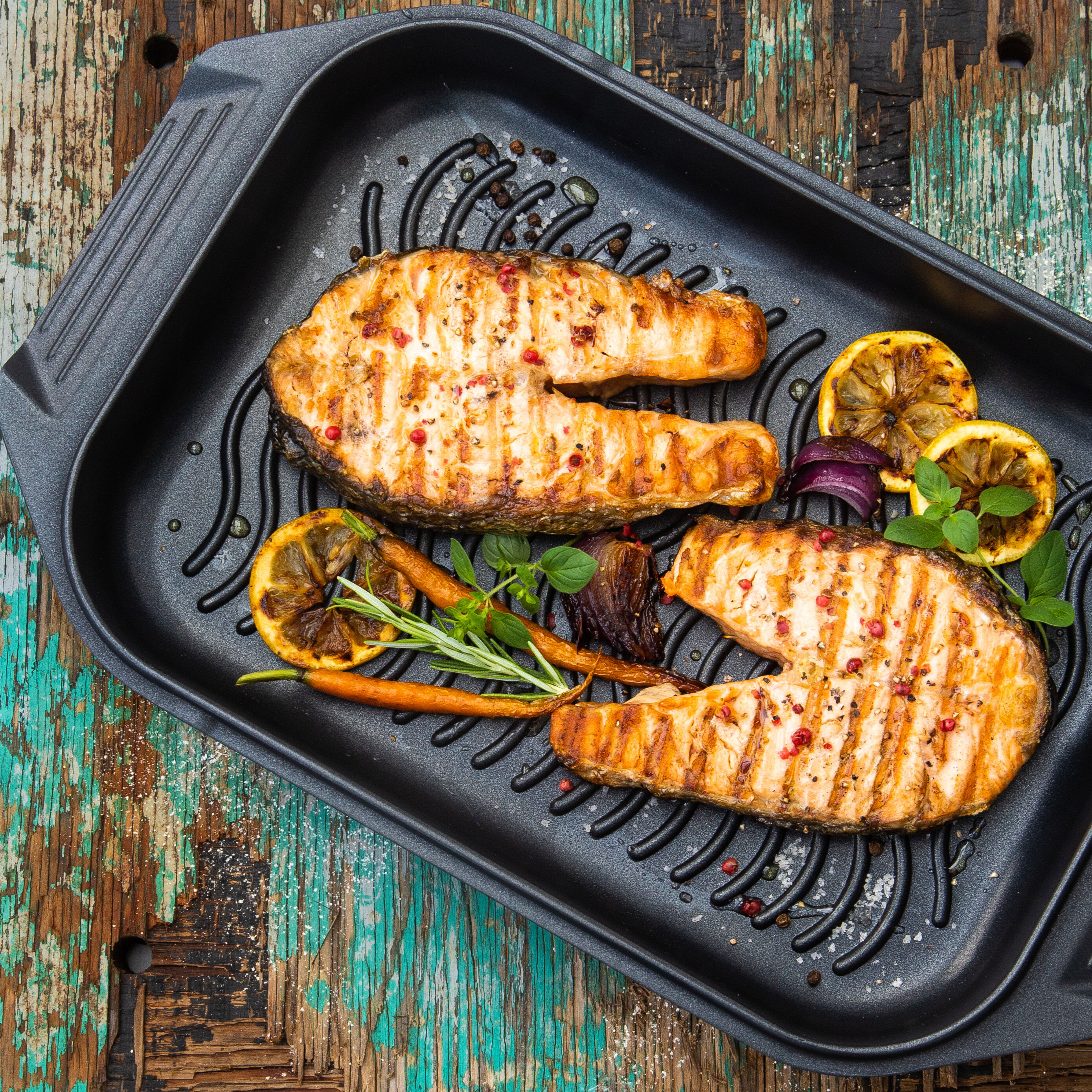 Bräter Karree mit Deckel, 42x26cm