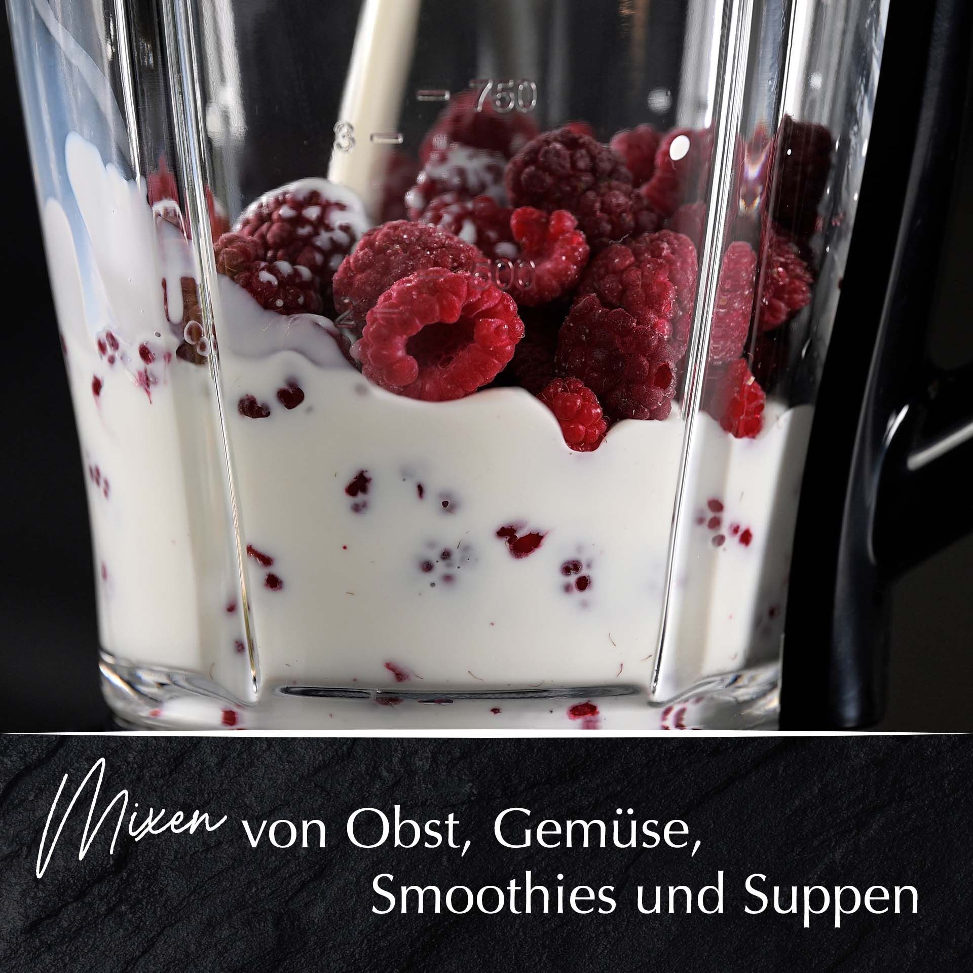 Standmixer, Glas, 1,5L, 600W