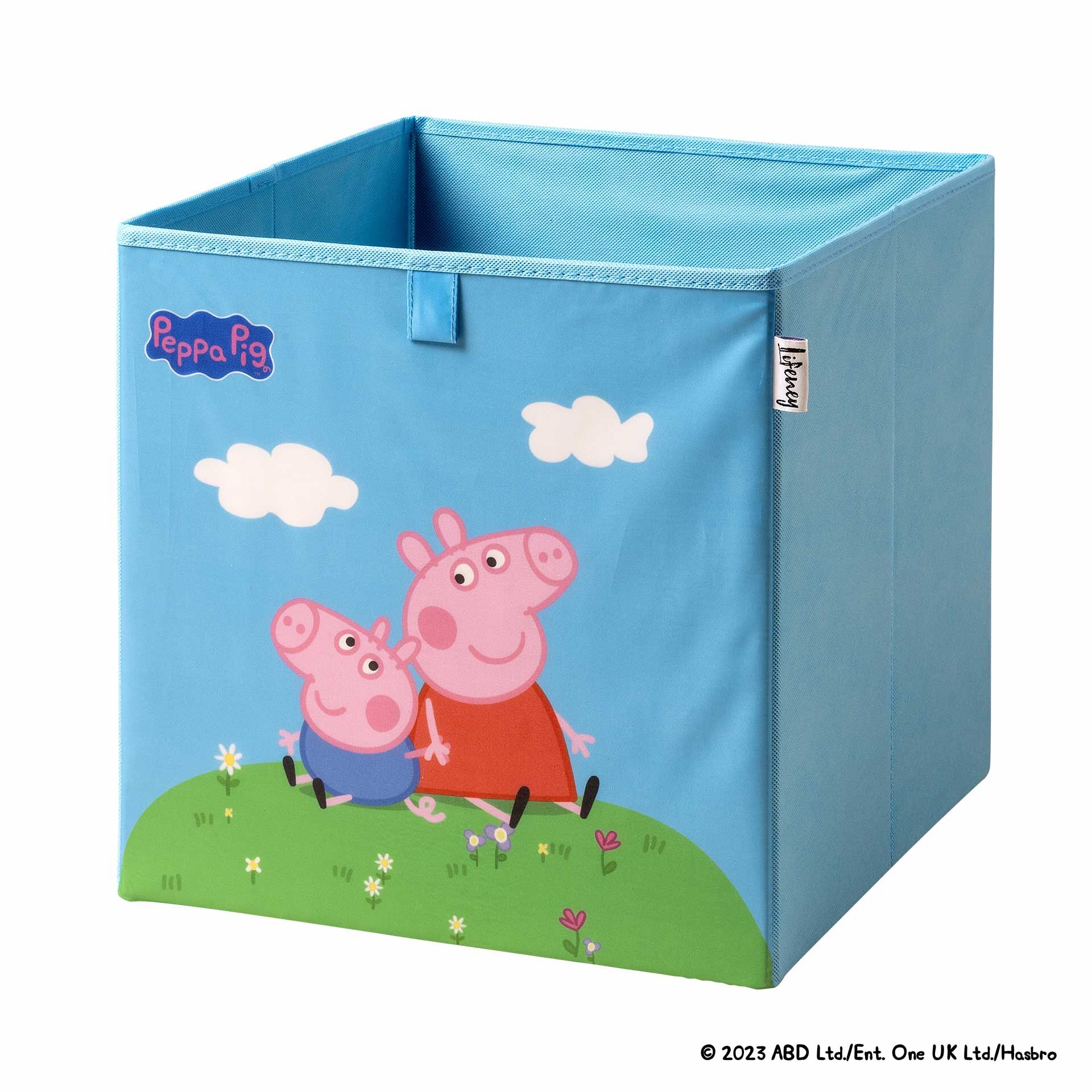 Aufbewahrungsbox Peppa Pig Peppa & George, 33x33x33cm