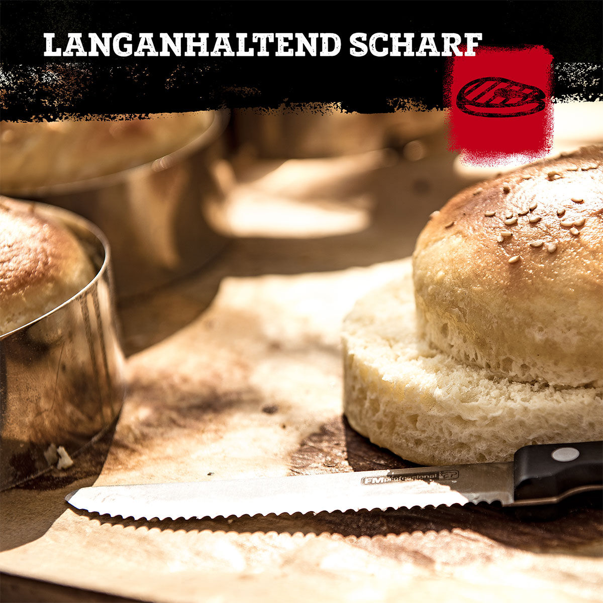 Steakmesser, 10cm Edelstahl-Klinge