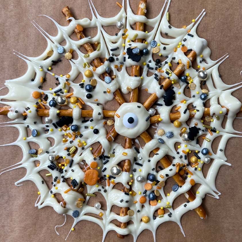 Salzstangen Spinnenweben