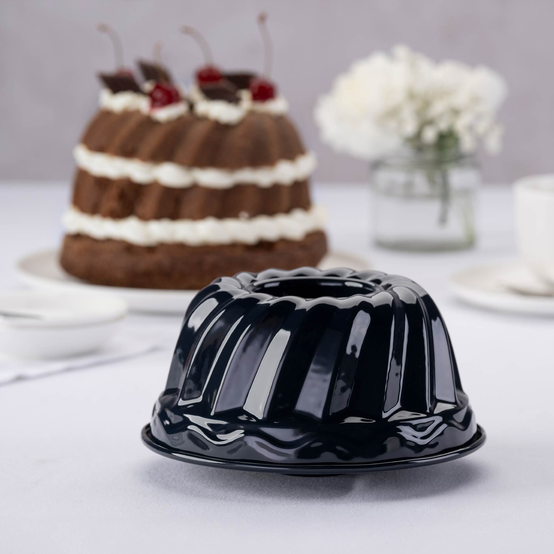 Gugelhupfform Back-Liebe Emaille, Ø18cm