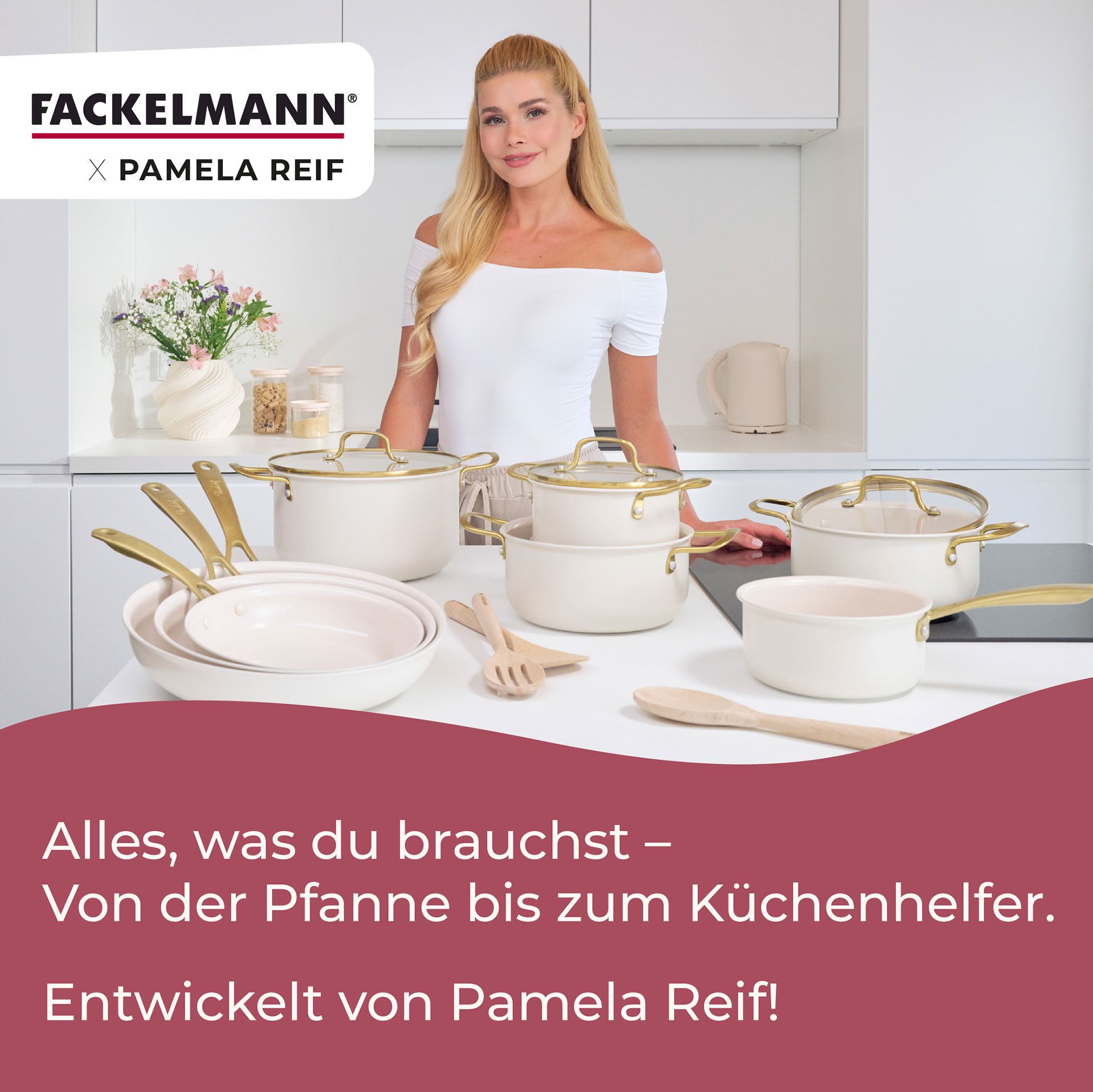 Pamela Reif Kochtopf mit Deckel Signature, Ø24cm