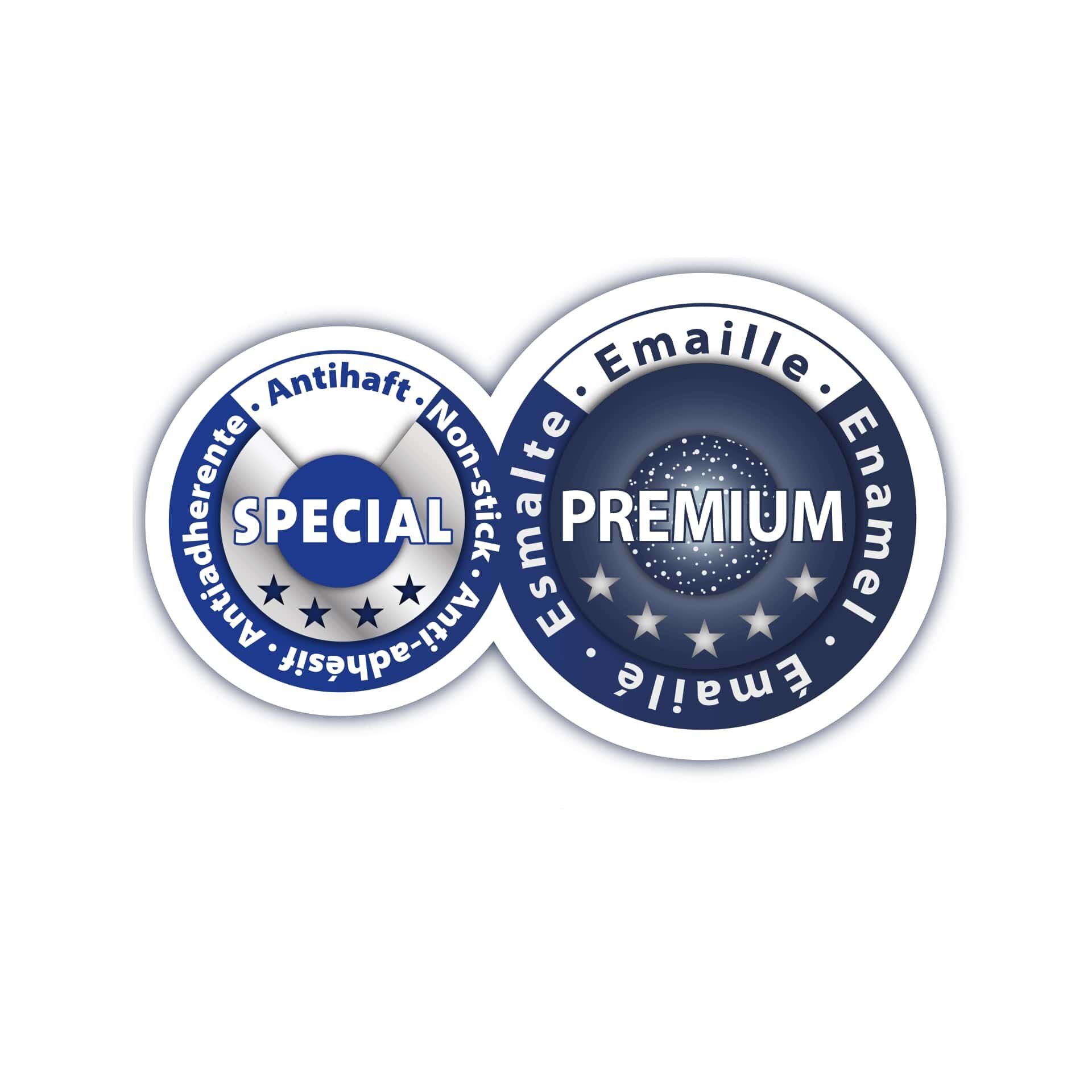 Springform mit Flach- und Rohrboden Back-Liebe Emaille, Ø26cm