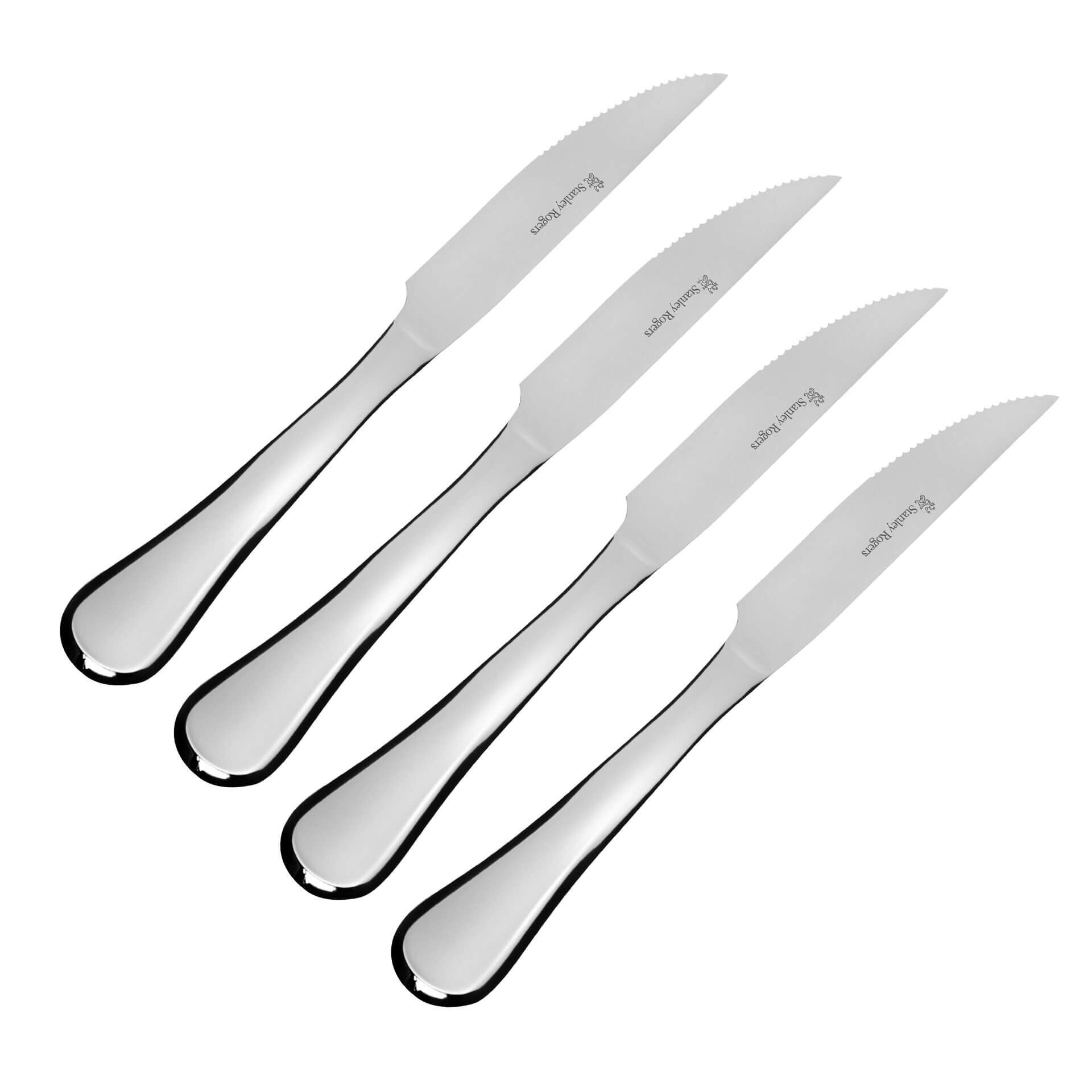Steakmesser-Set Chelsea, 4-teilig, Edelstahl, 12,5cm Klinge