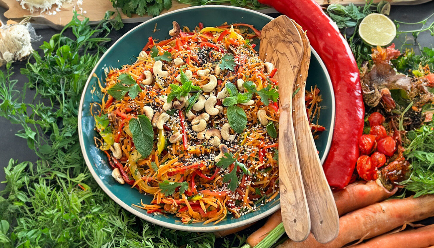 Karotten-Paprika-Salat